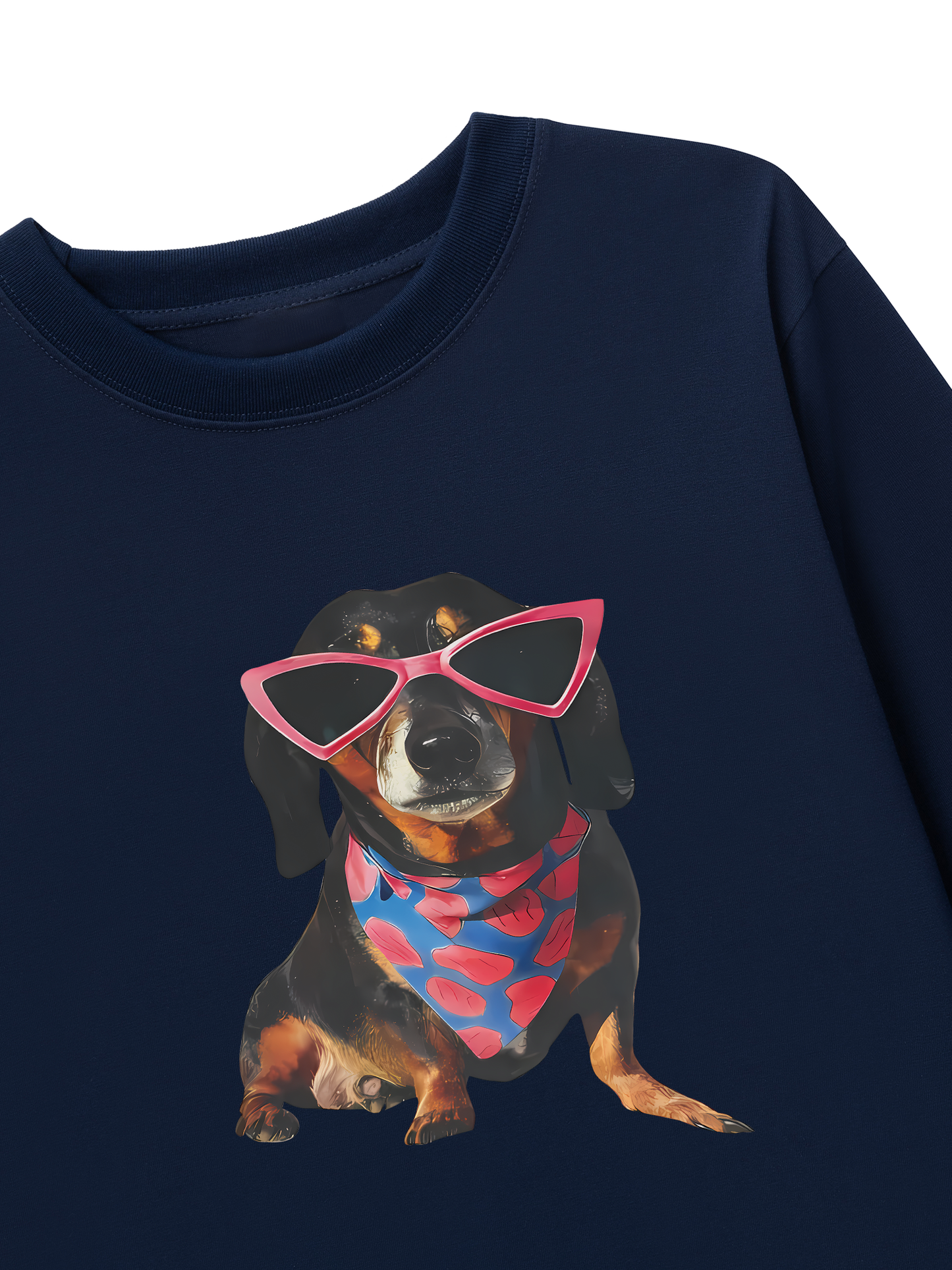 Áo Thun Dài Tay Animal Pink Glasses