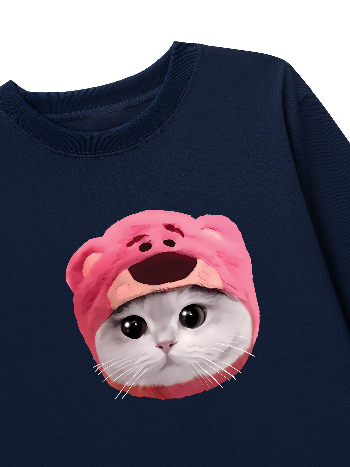 Áo Thun Dài Tay Animal Mood Pink Meow