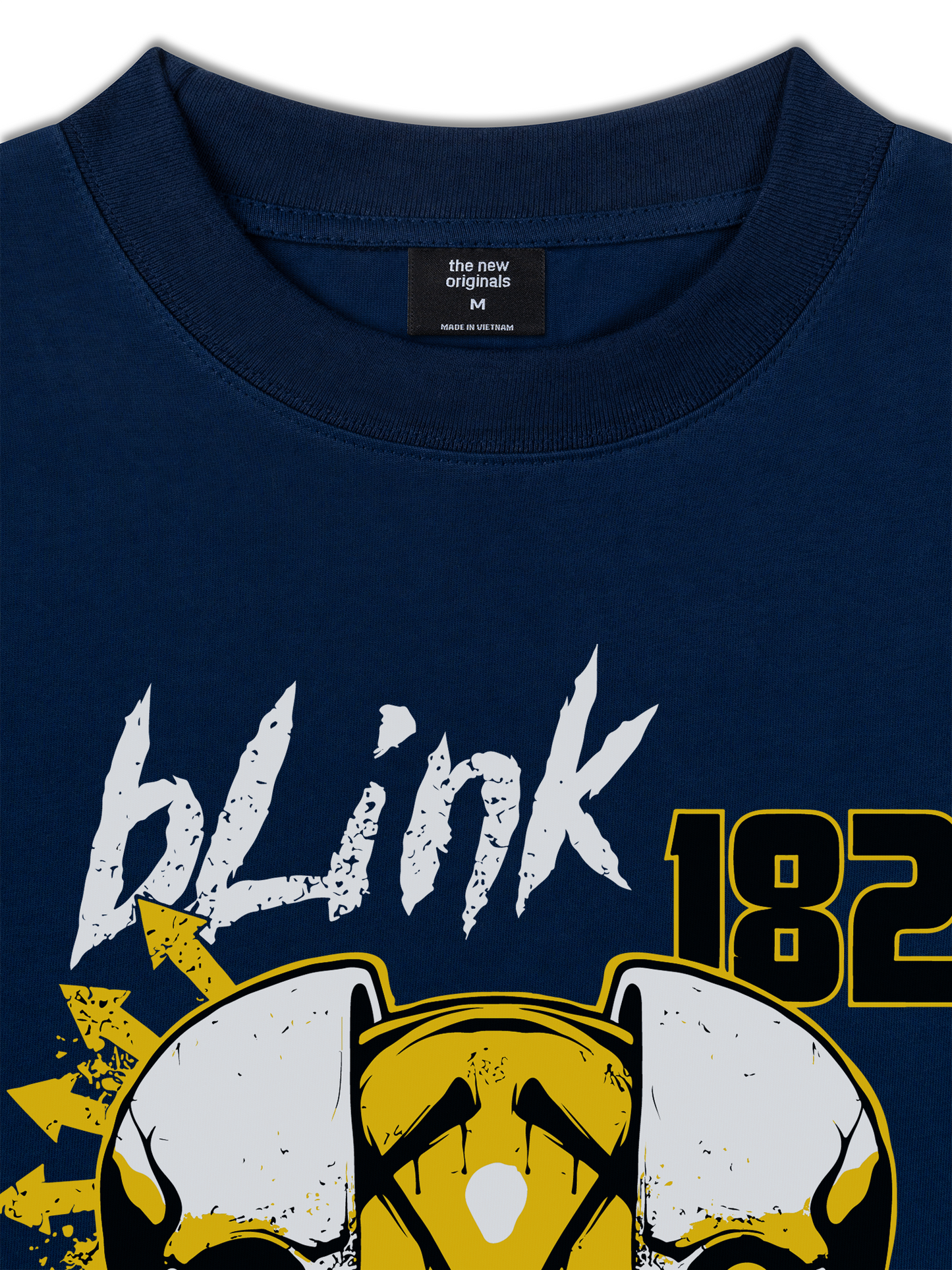 Áo Thun Relaxed Fit Blink 182 Skull Scary