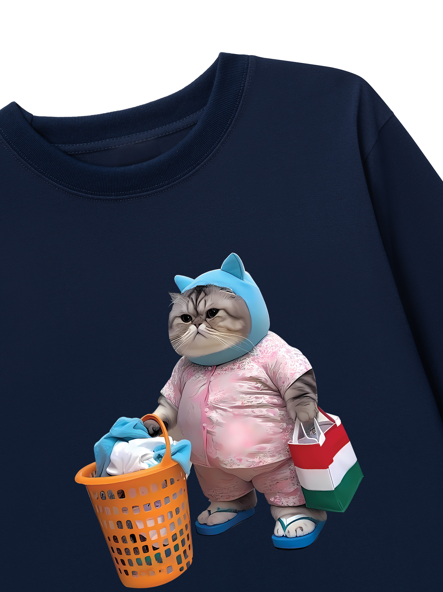 Áo Thun Dài Tay Animal Mood Mommy Meow