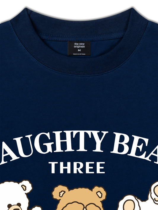 Áo Thun Relaxed Fit Naughty Bear Three