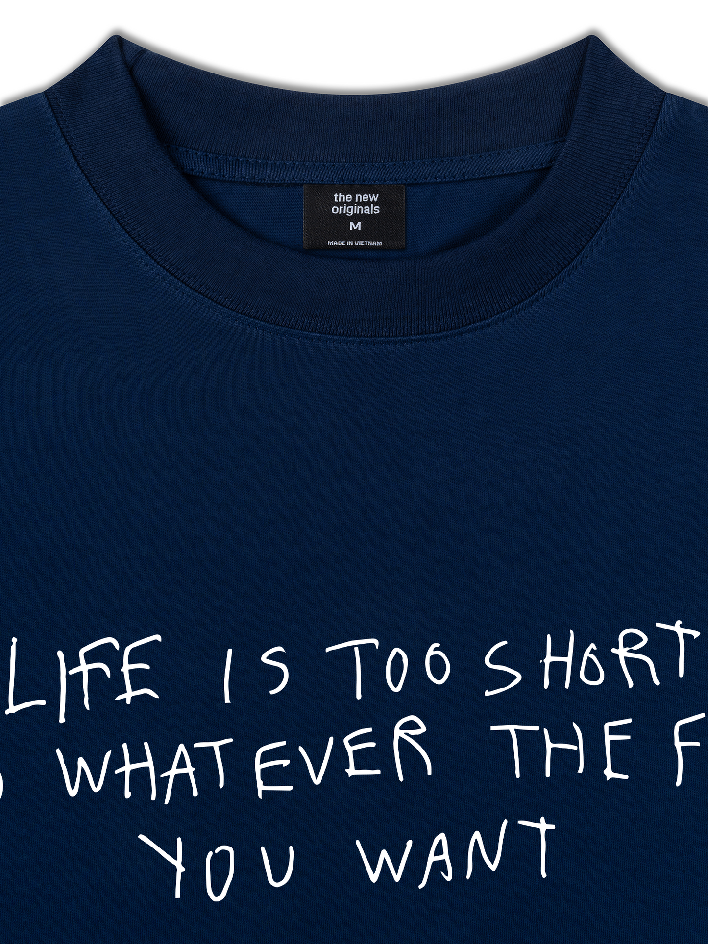 Áo Thun Relaxed Fit Life Is Too Short