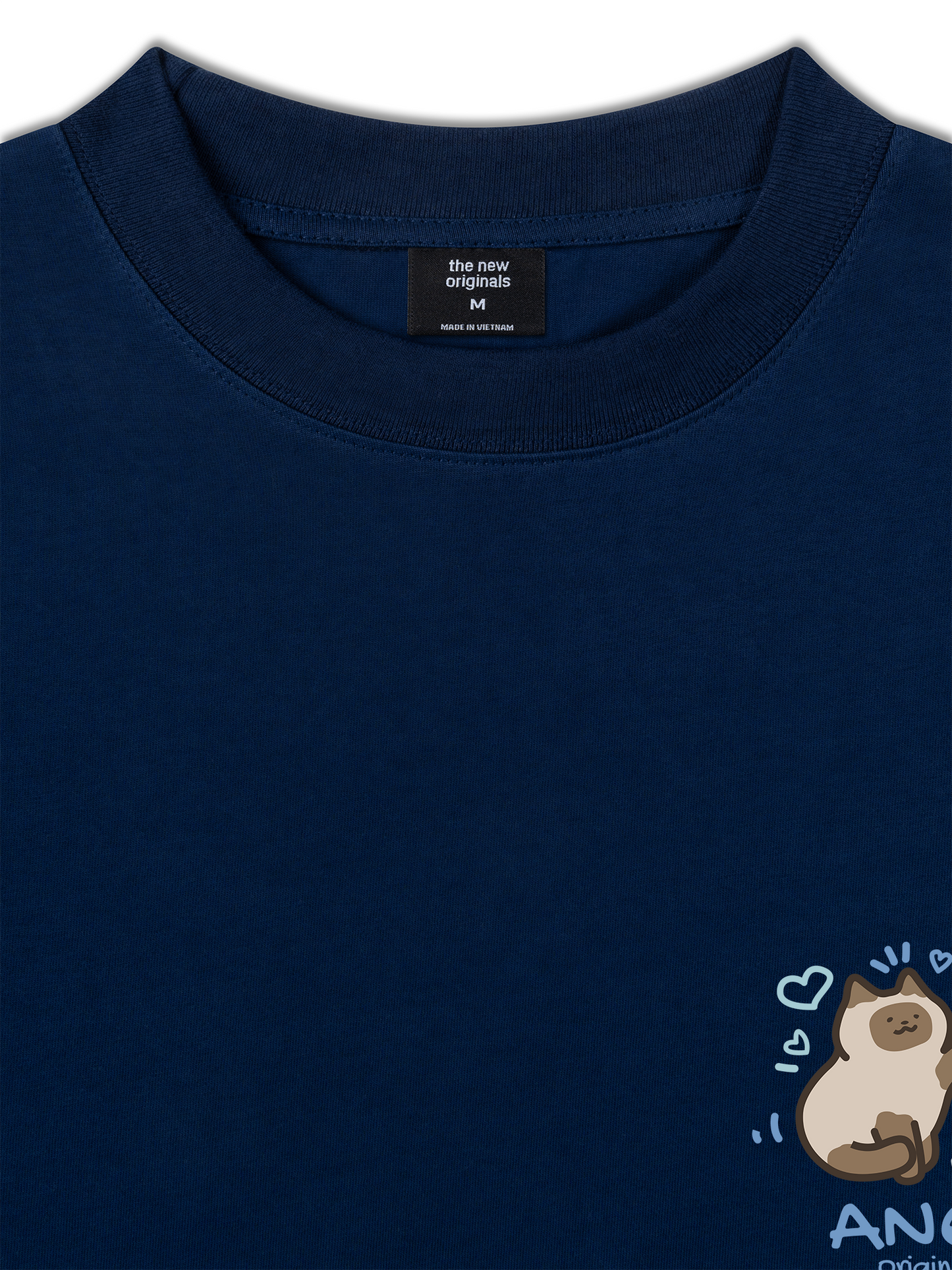 Áo Thun Relaxed Fit Angry Luv Cat Couple
