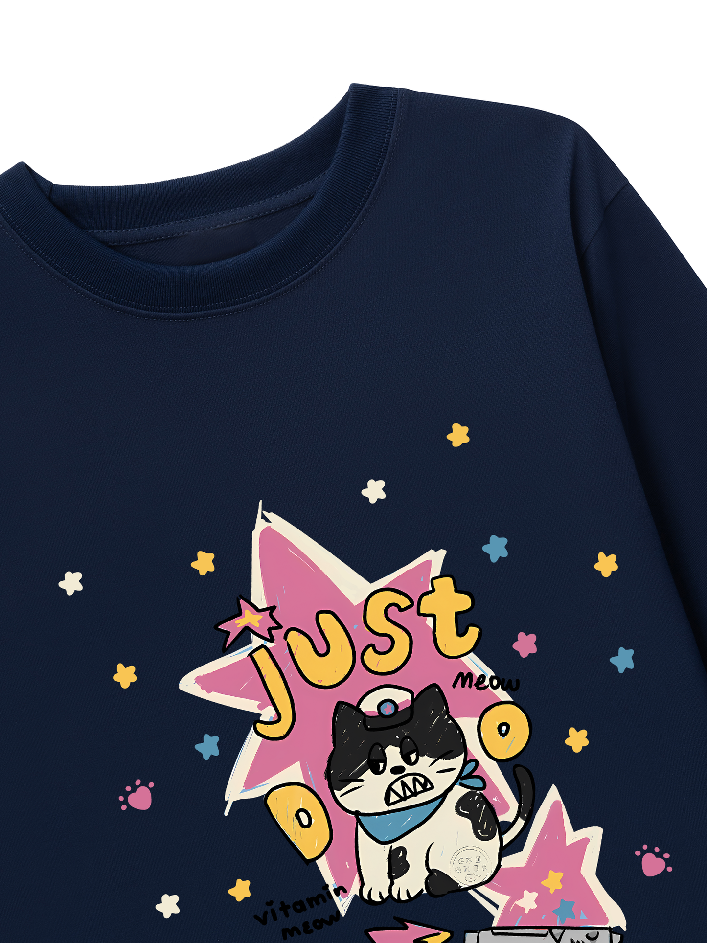 Áo Thun Dài Tay Cute Just Meow
