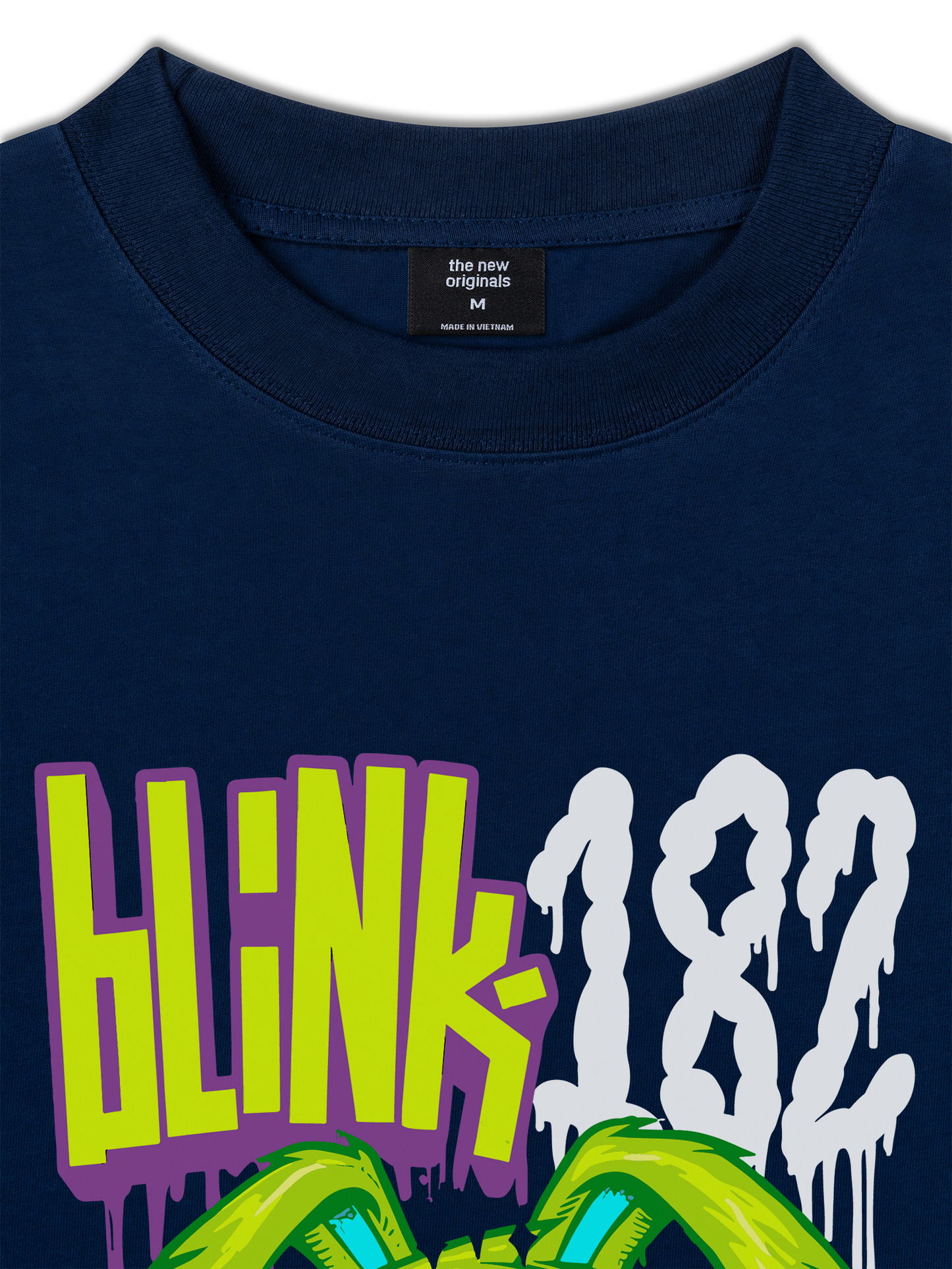 Áo Thun Relaxed Fit Blink 182 Cartoon