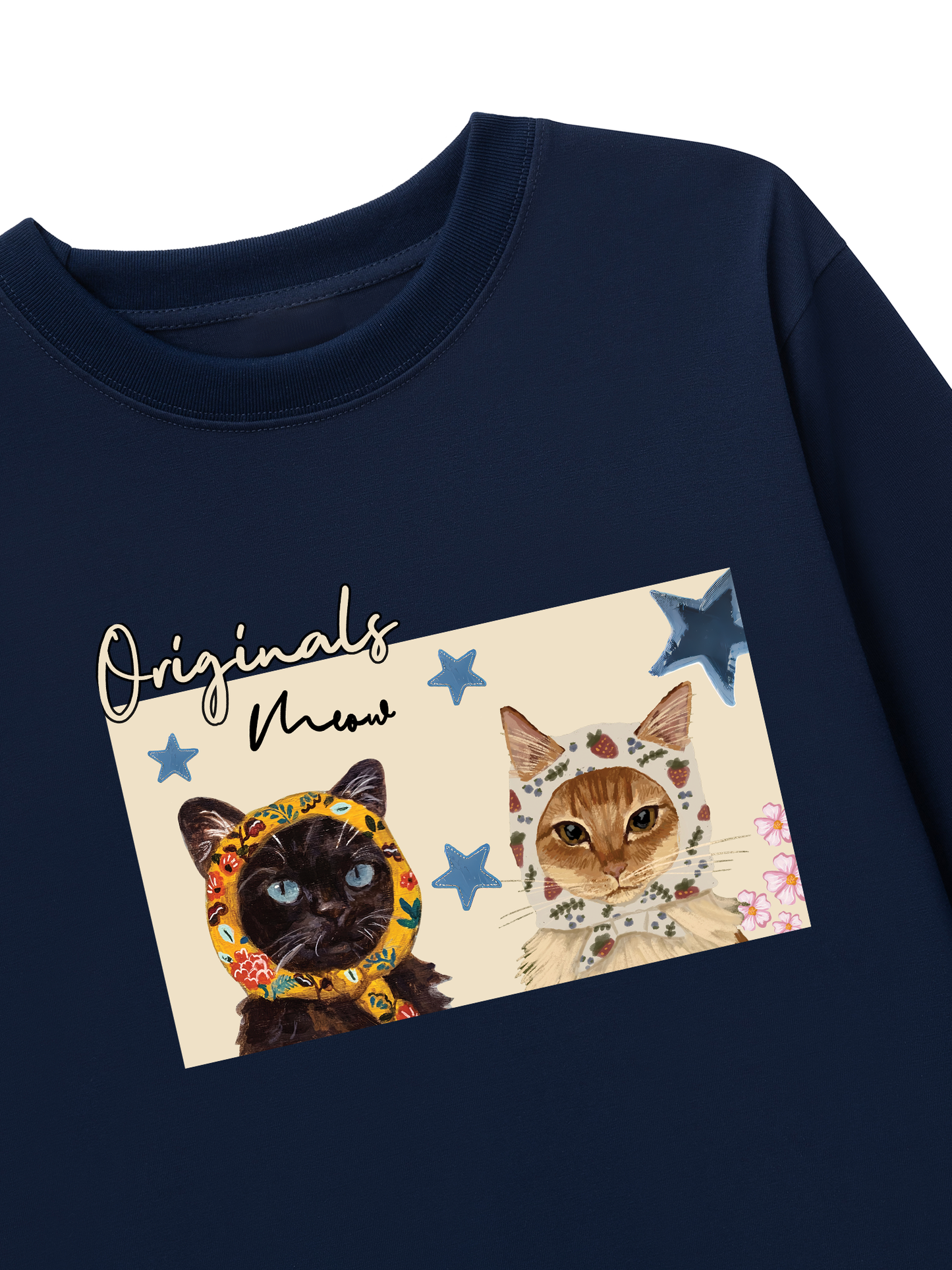 Áo Thun Dài Tay Originals Meow