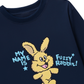 Áo Thun Dài Tay My Name Is Fuzzy Rabbit