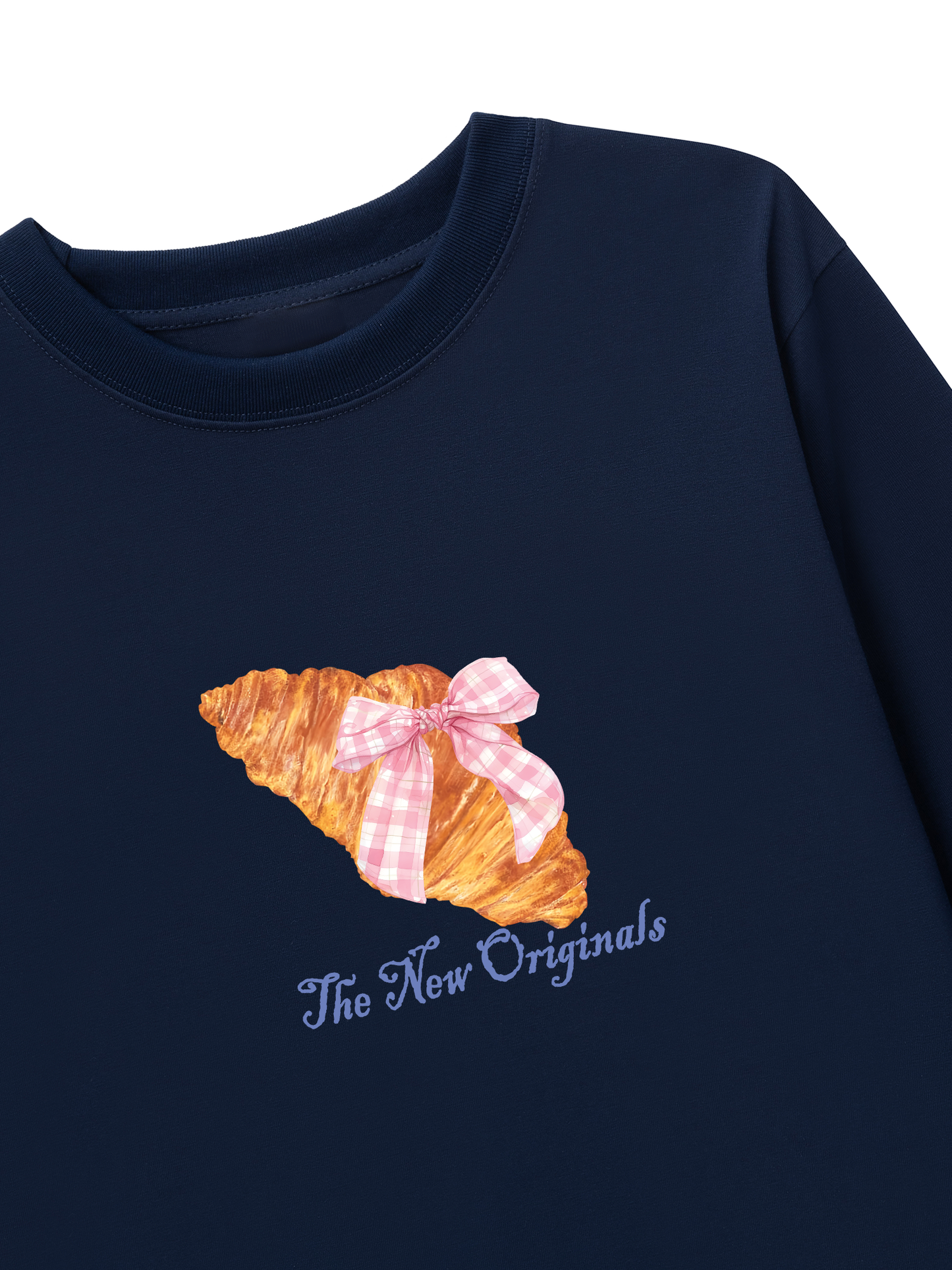 Áo Thun Dài Tay Go Get A Croissant