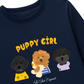 Áo Thun Dài Tay Animal Puppy Girl