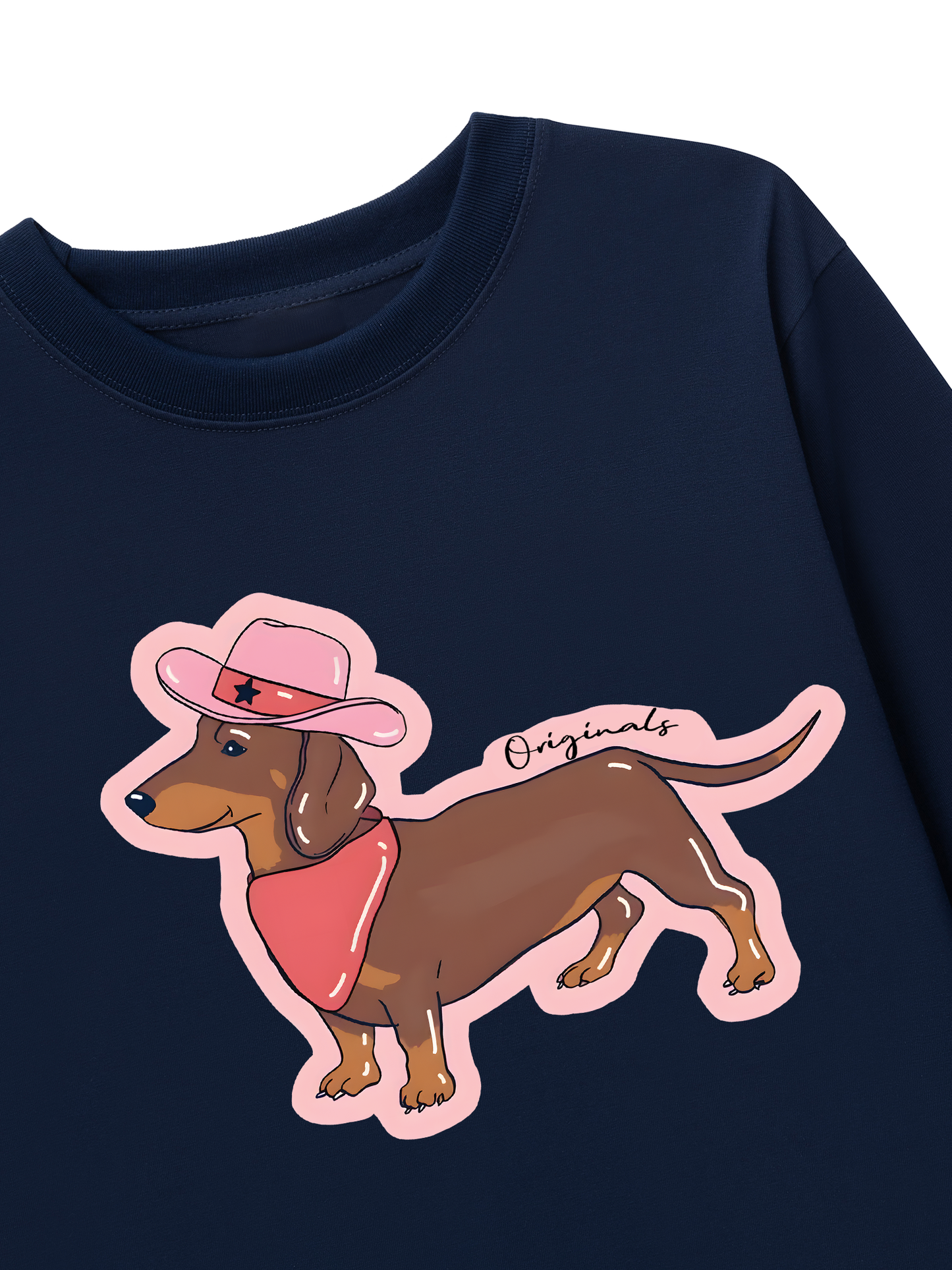Áo Thun Dài Tay Howdy Dachshund