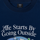 Áo Thun Relaxed Fit Be Bold Life Starts By Going Outside