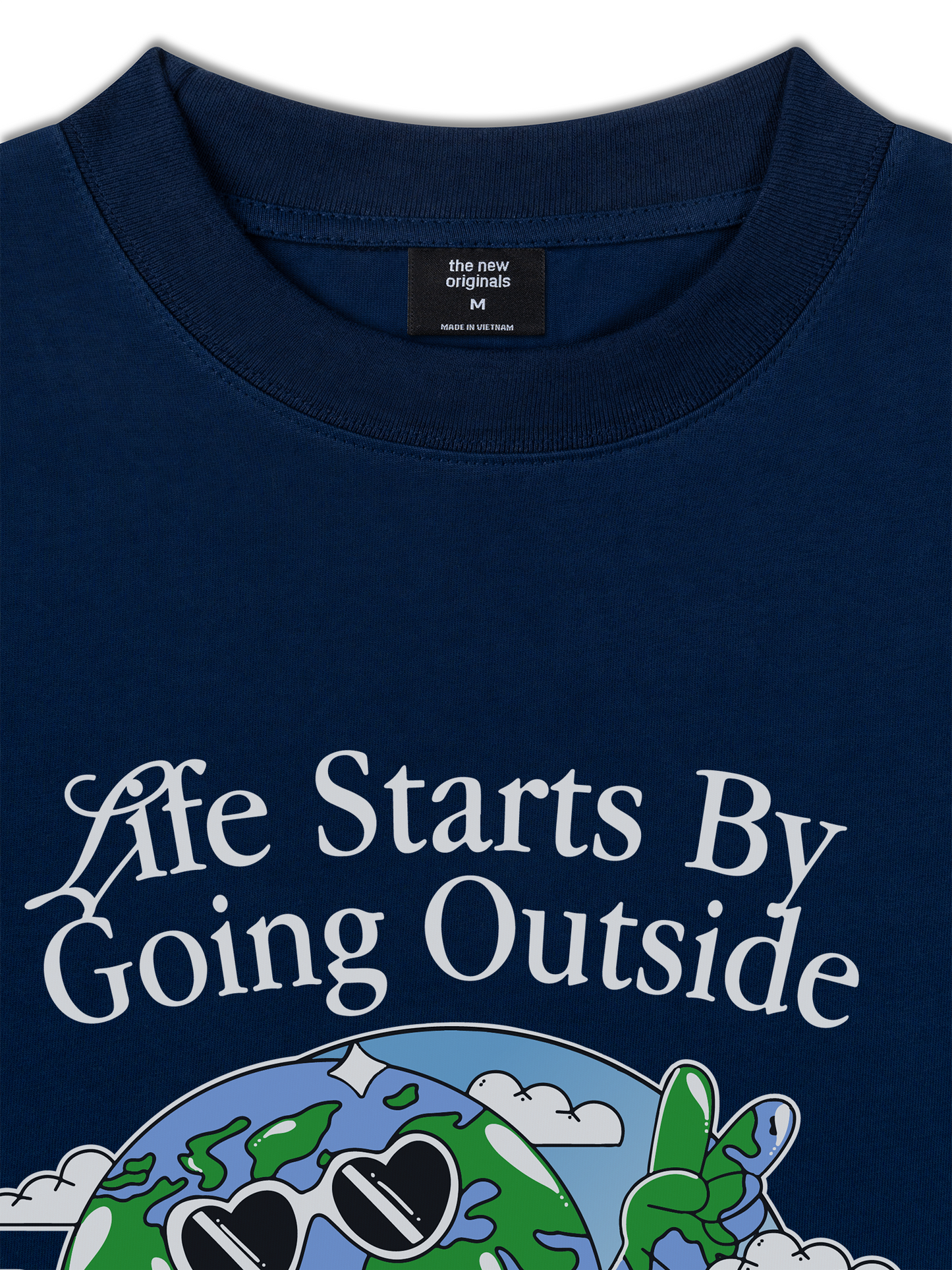 Áo Thun Relaxed Fit Be Bold Life Starts By Going Outside