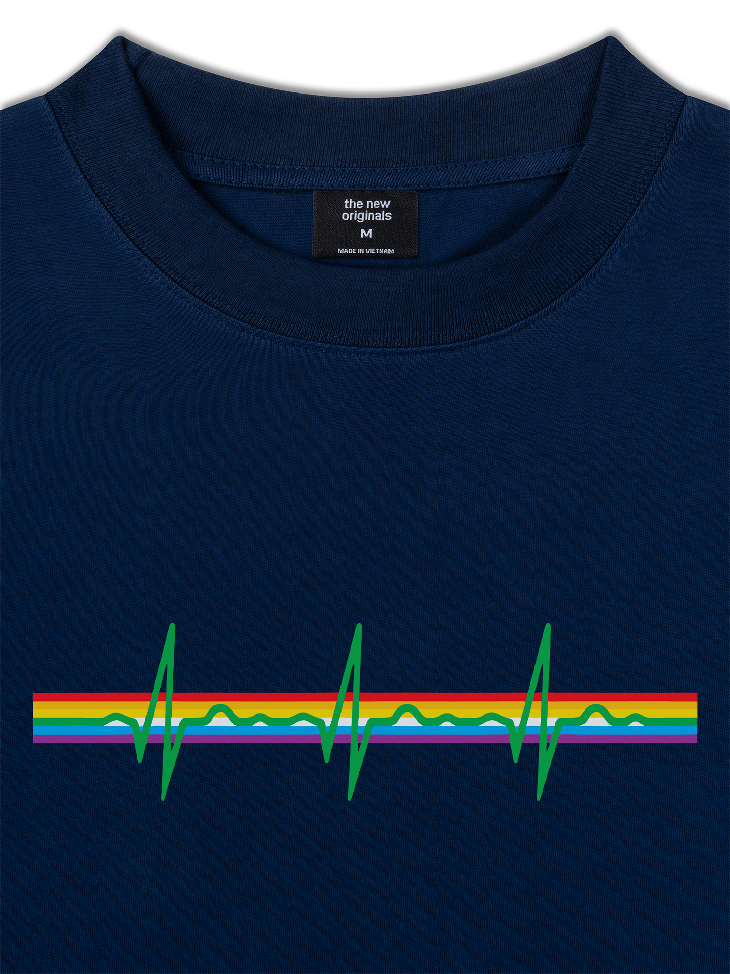 Áo Thun Relaxed Fit Pink Floyd Dark Side Of The Moon Heartbeat