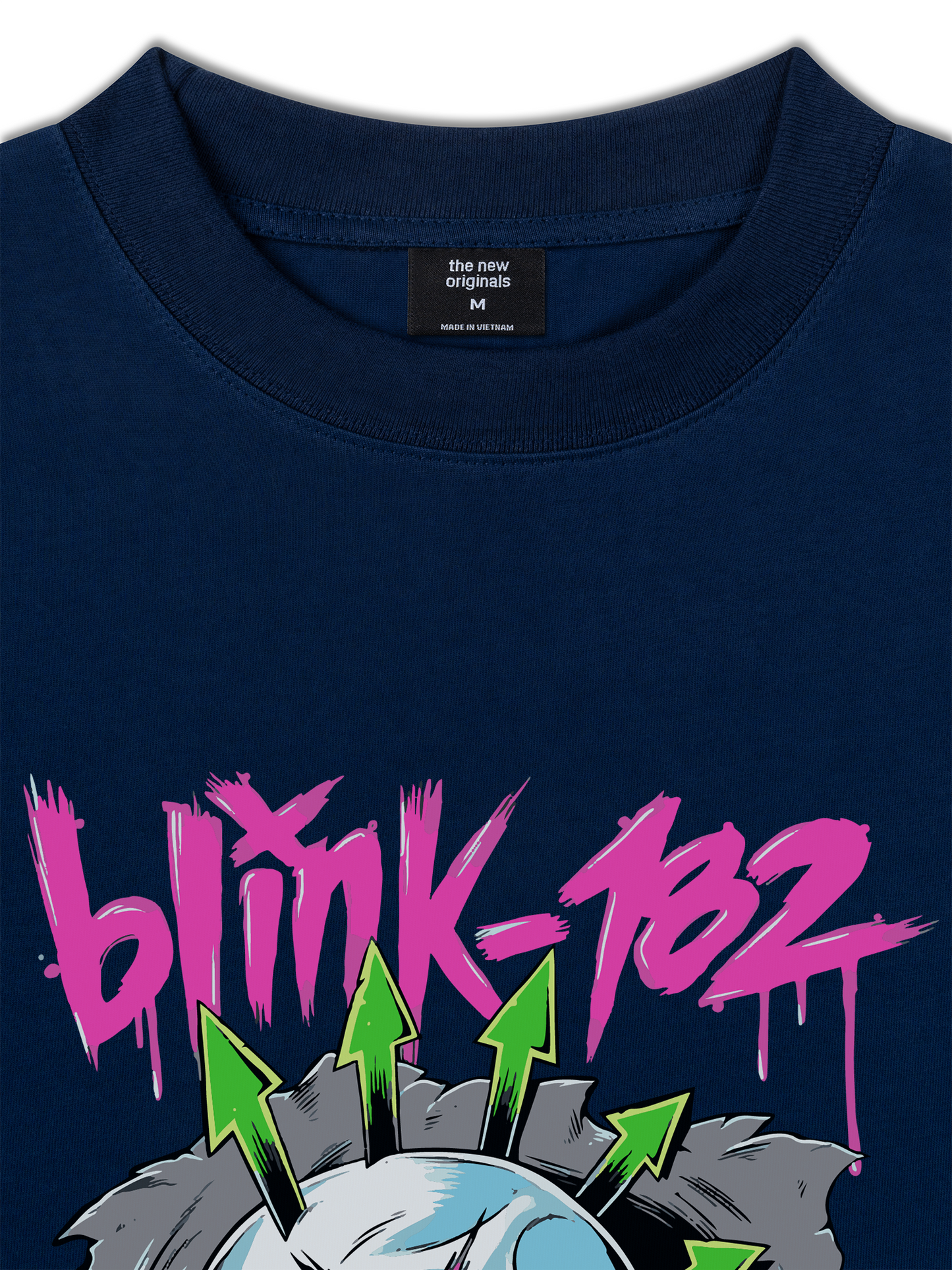 Áo Thun Relaxed Fit Blink 182 Skull