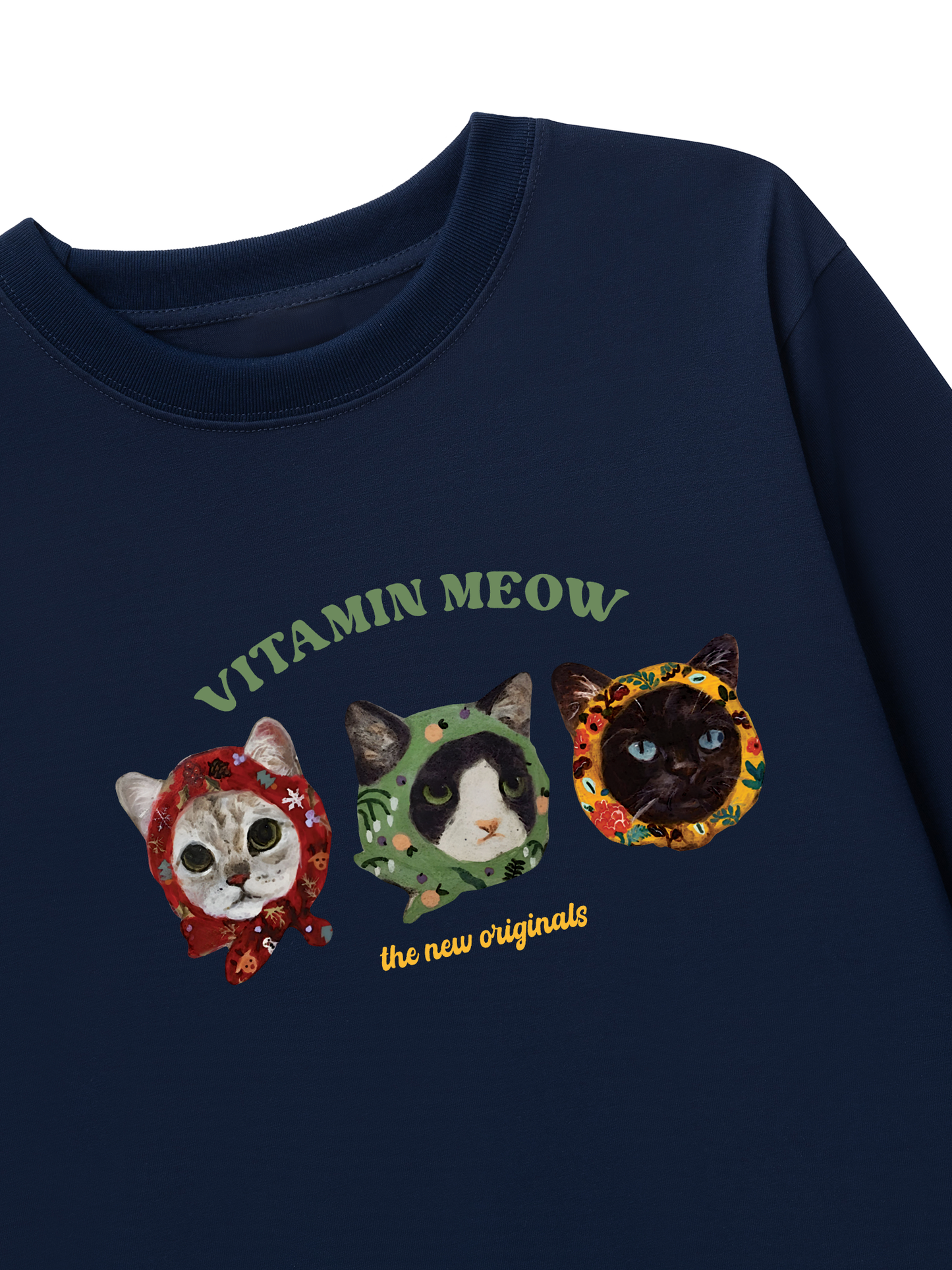 Áo Thun Dài Tay Vitamin Meow
