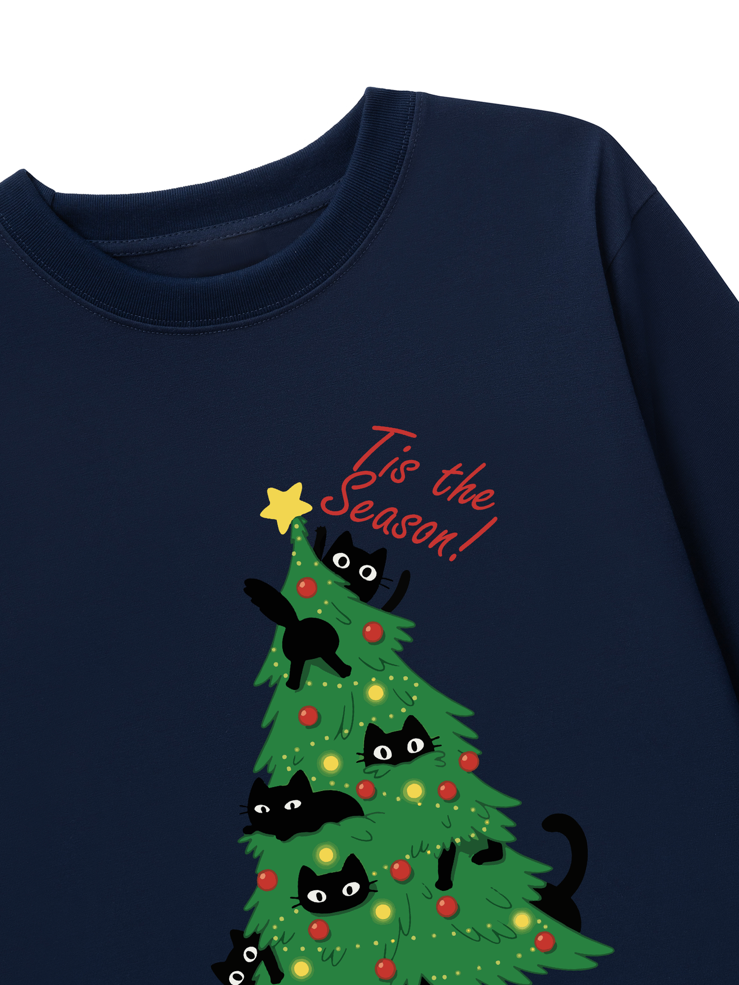 Áo Thun Dài Tay Kitty Tree Christmas
