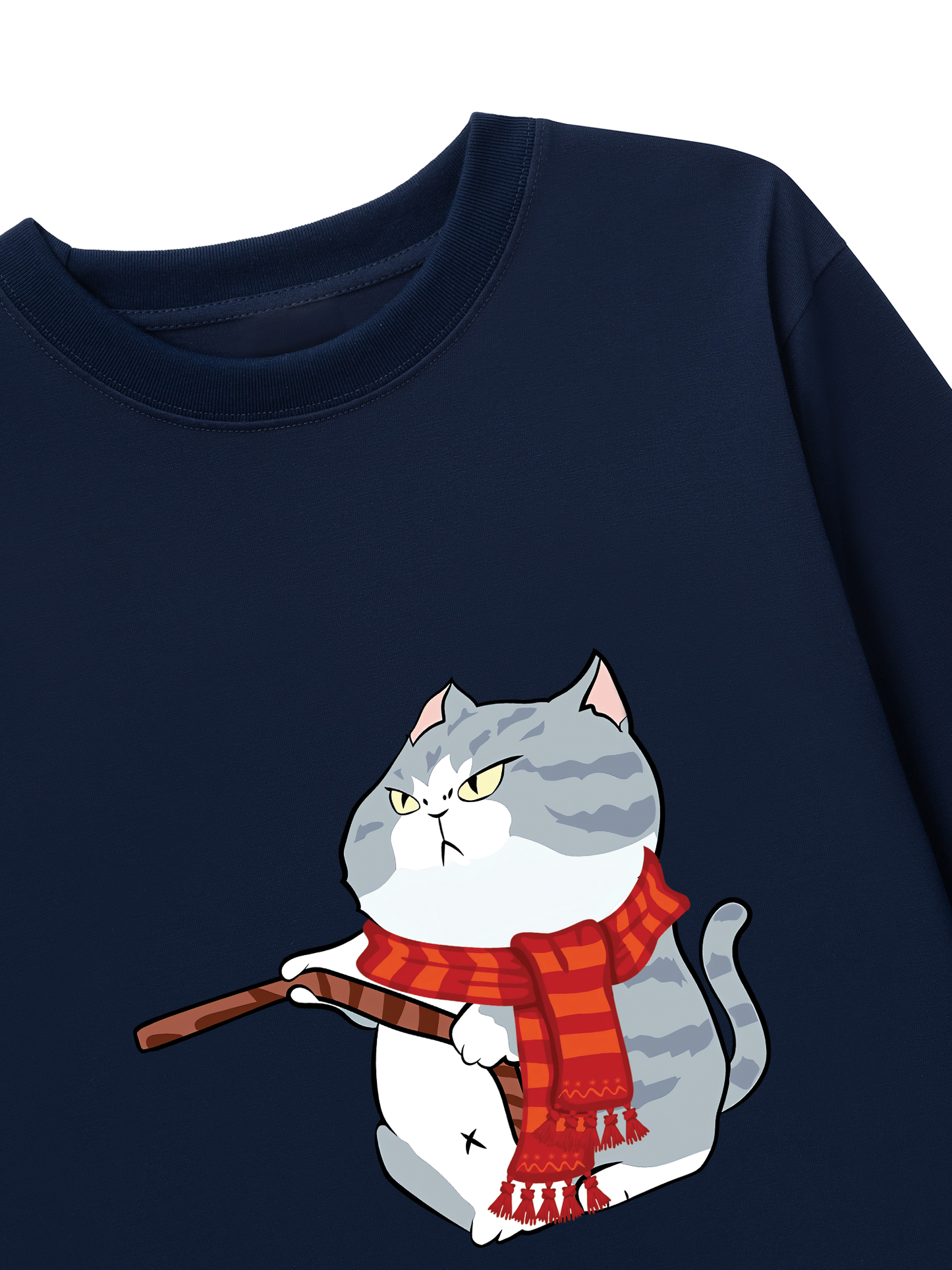 Áo Thun Dài Tay Funny Couple Xmas Cat