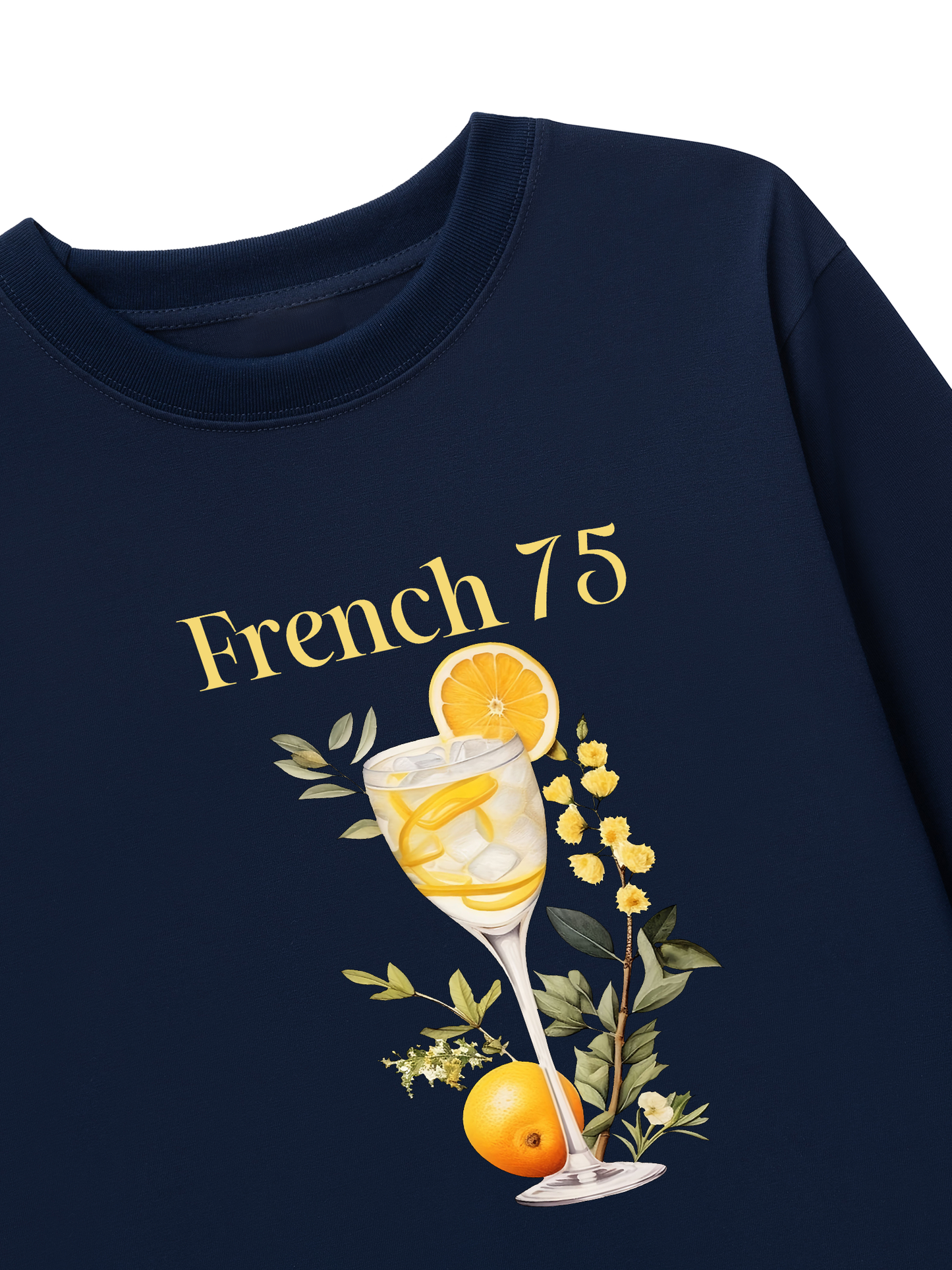 Áo Thun Dài Tay French 75 Cocktail