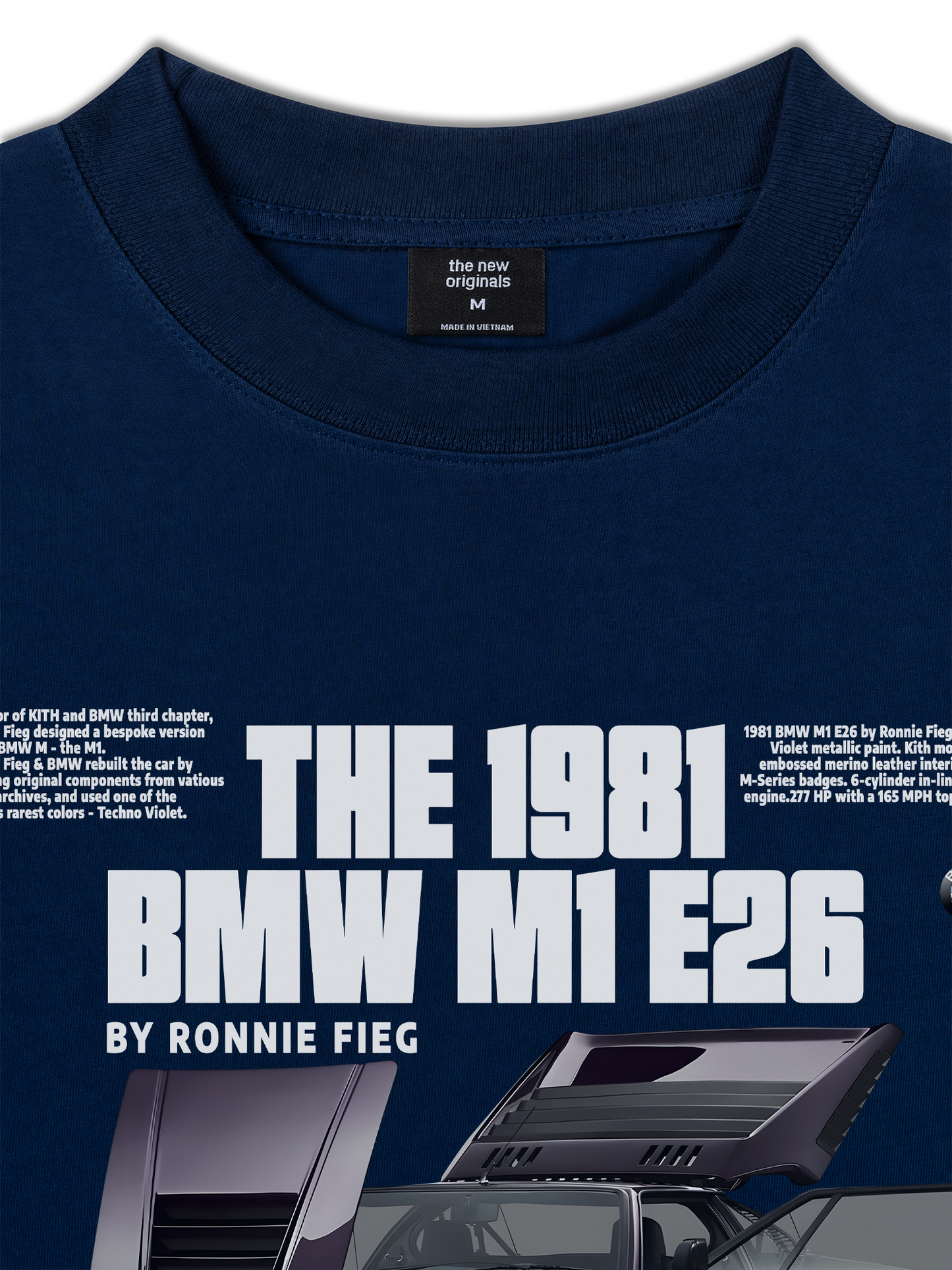 Áo Thun Relaxed Fit Car The 1981 BMW M1 E26