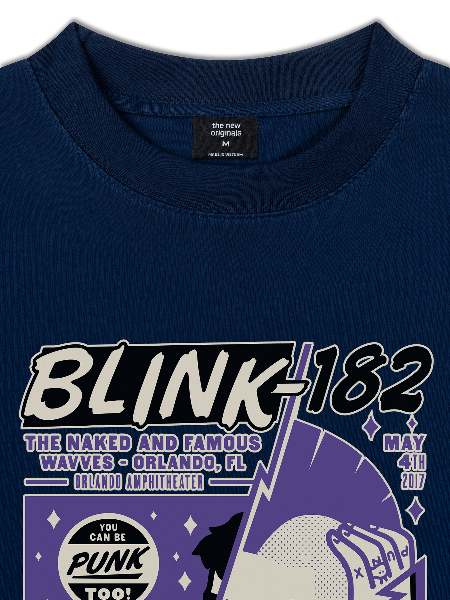 Áo Thun Relaxed Fit Blink 182 You Can be Punk Too
