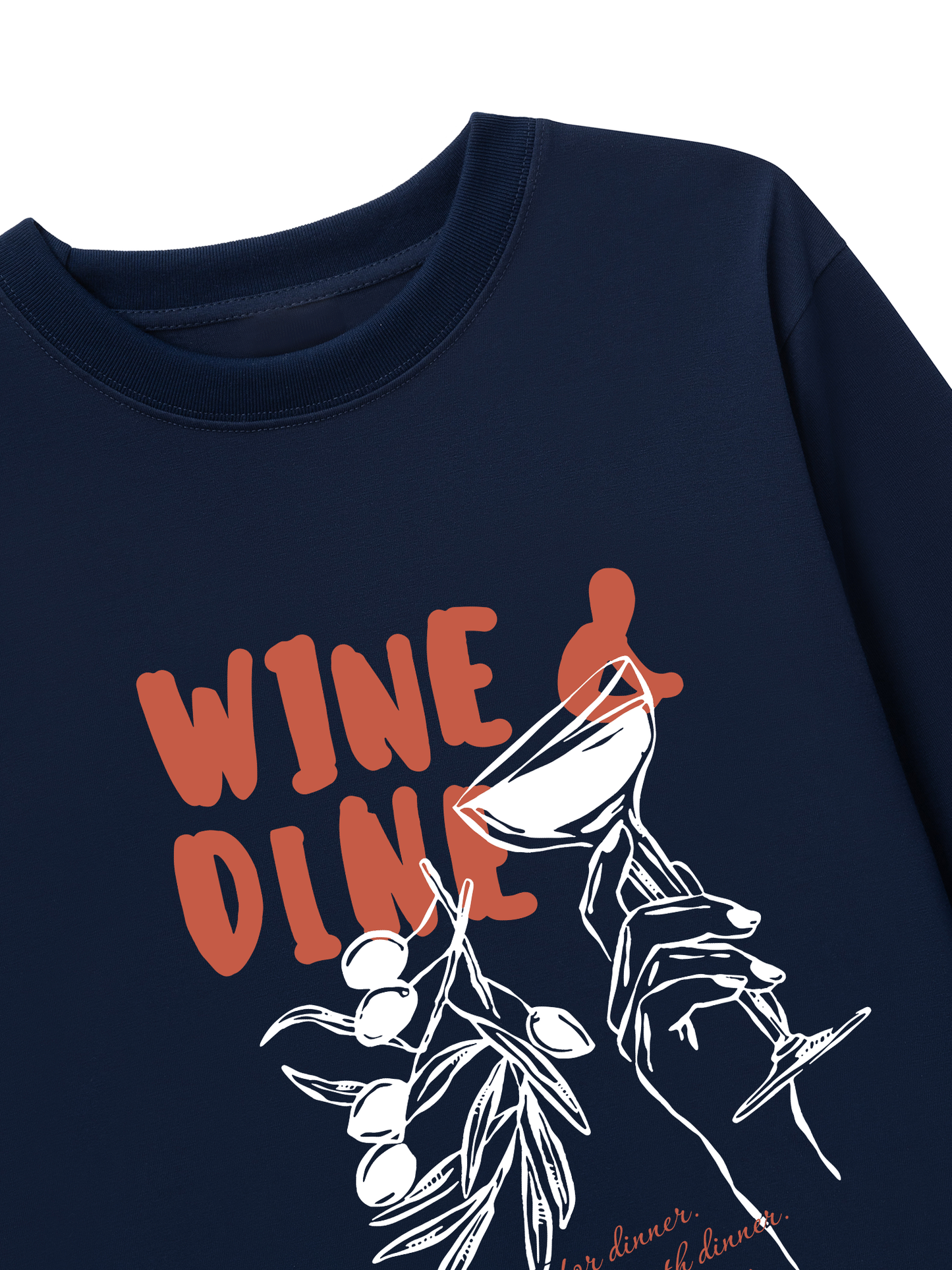 Áo Thun Dài Tay WINE & DINE