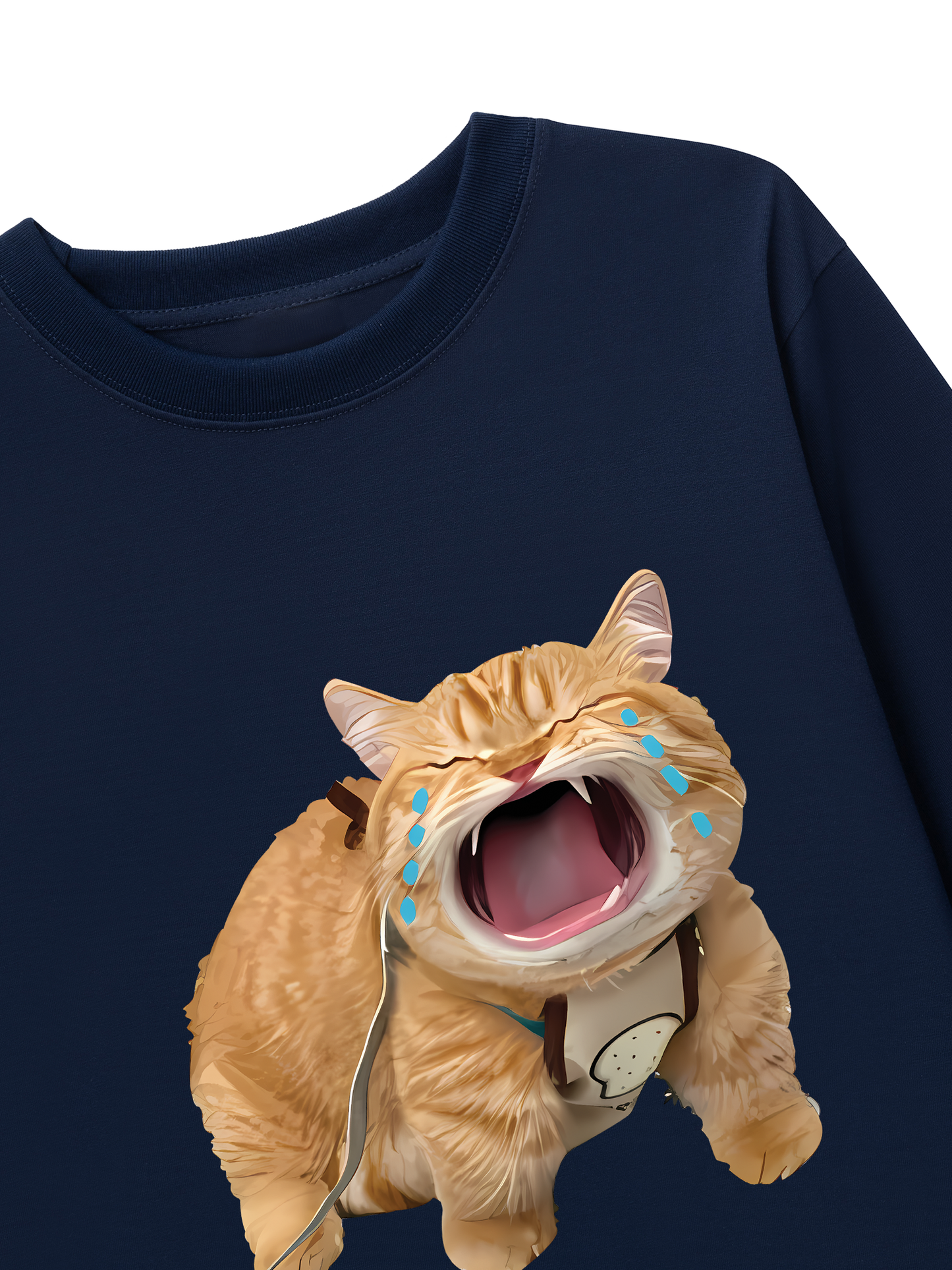 Áo Thun Dài Tay Animal Mood Funny Meow
