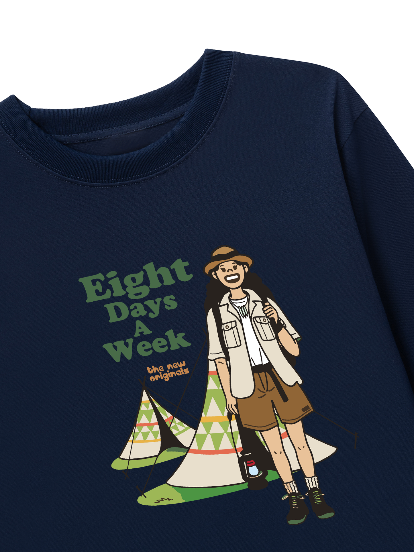 Áo Thun Dài Tay Eight Days A Week Girl