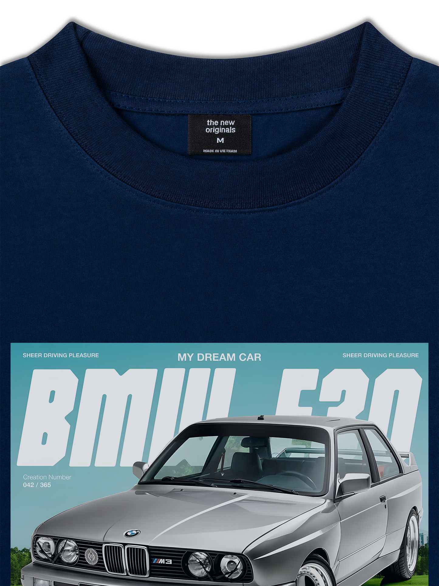 Áo Thun Relaxed Fit Car BMW E30 My Dream Car