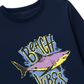 Áo Thun Dài Tay Ocean Beach Vibes Shark