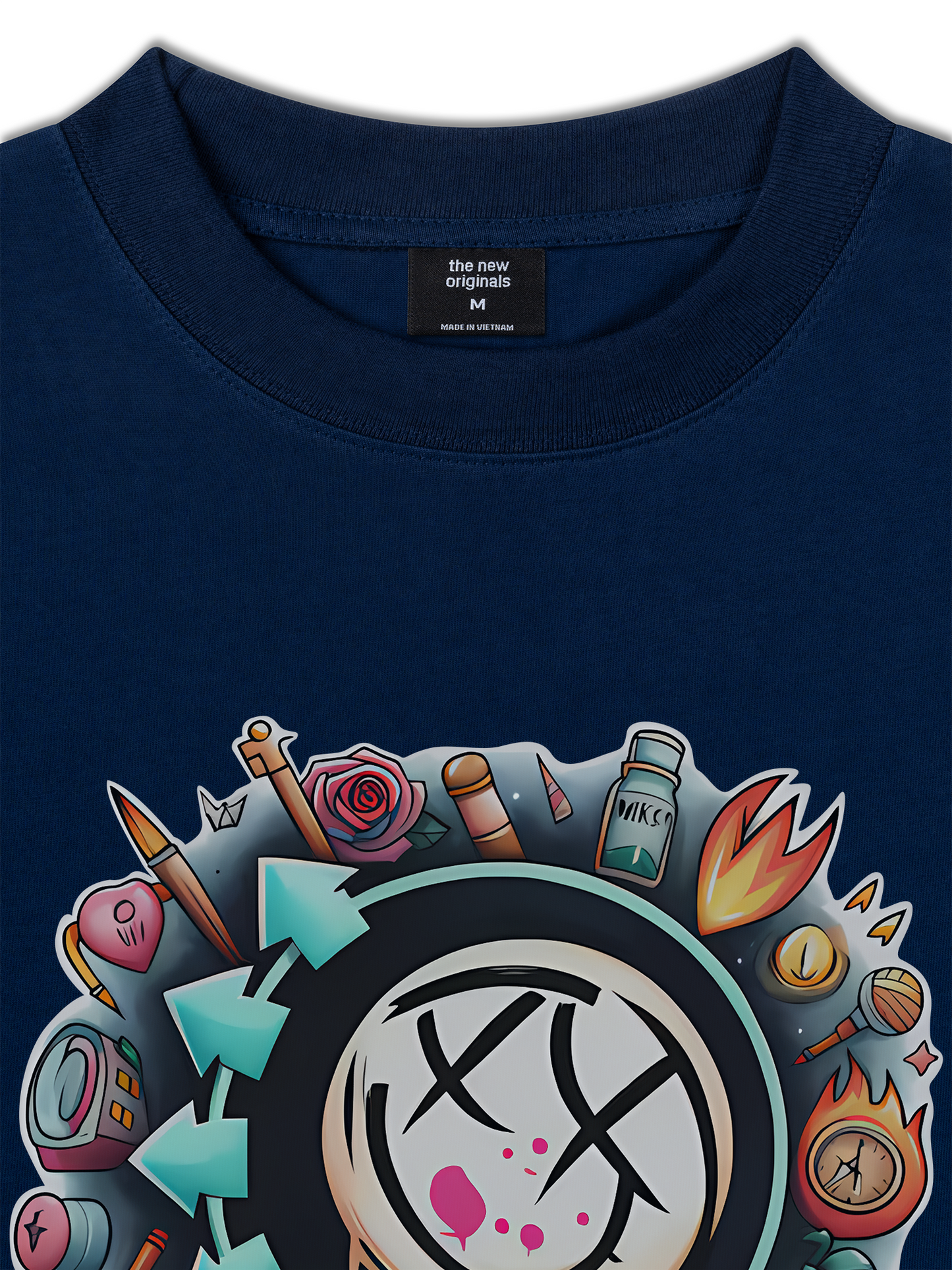Áo Thun Relaxed Fit Blink 182 Watercolor