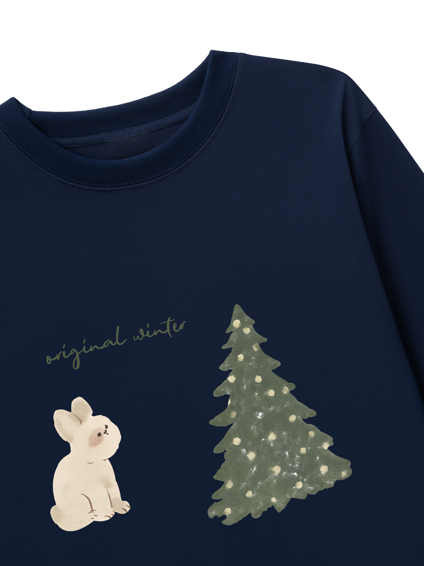 Áo Thun Dài Tay Winter Bunny Xmas