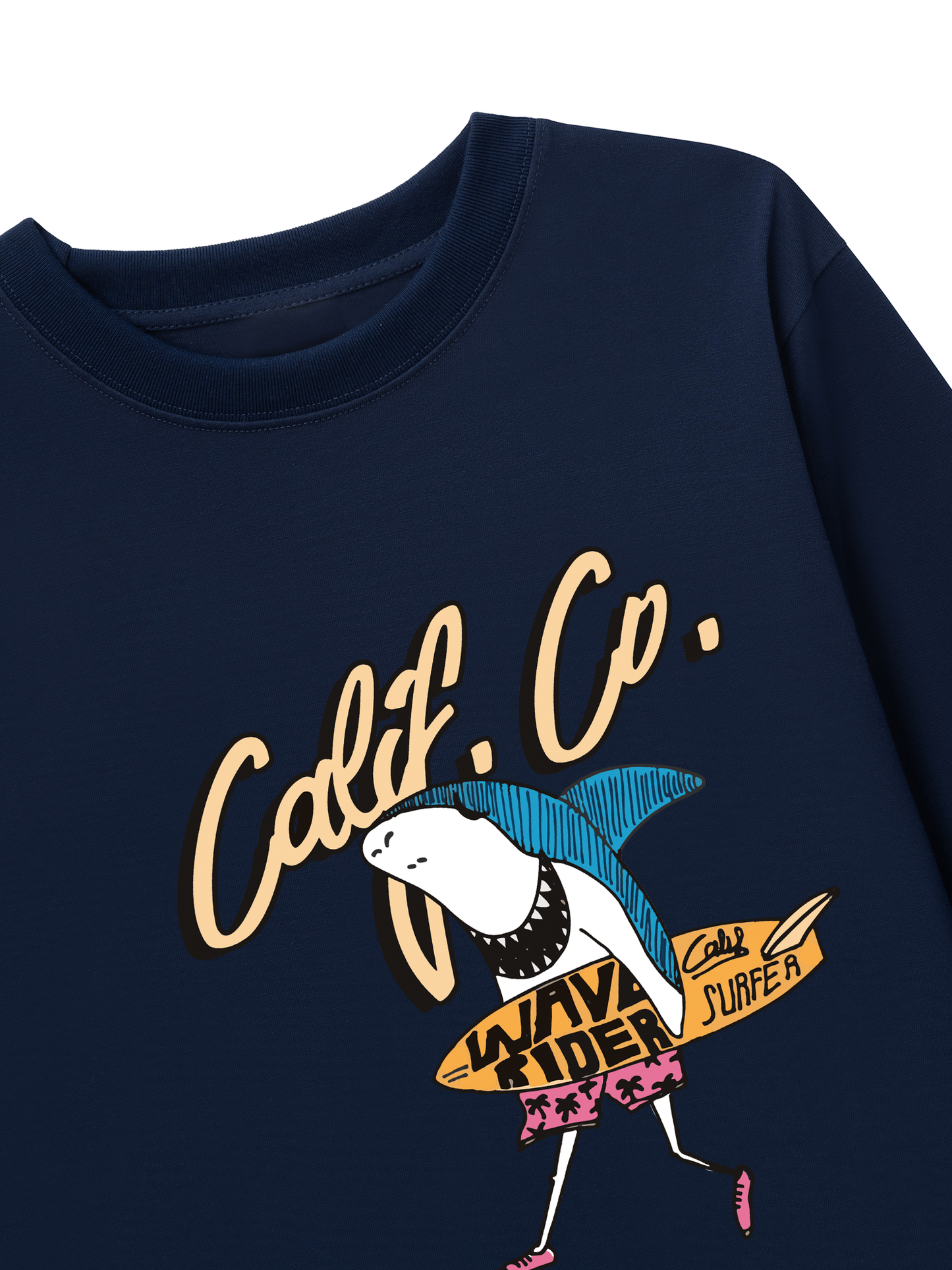 Áo Thun Dài Tay Ocean Shark Surf