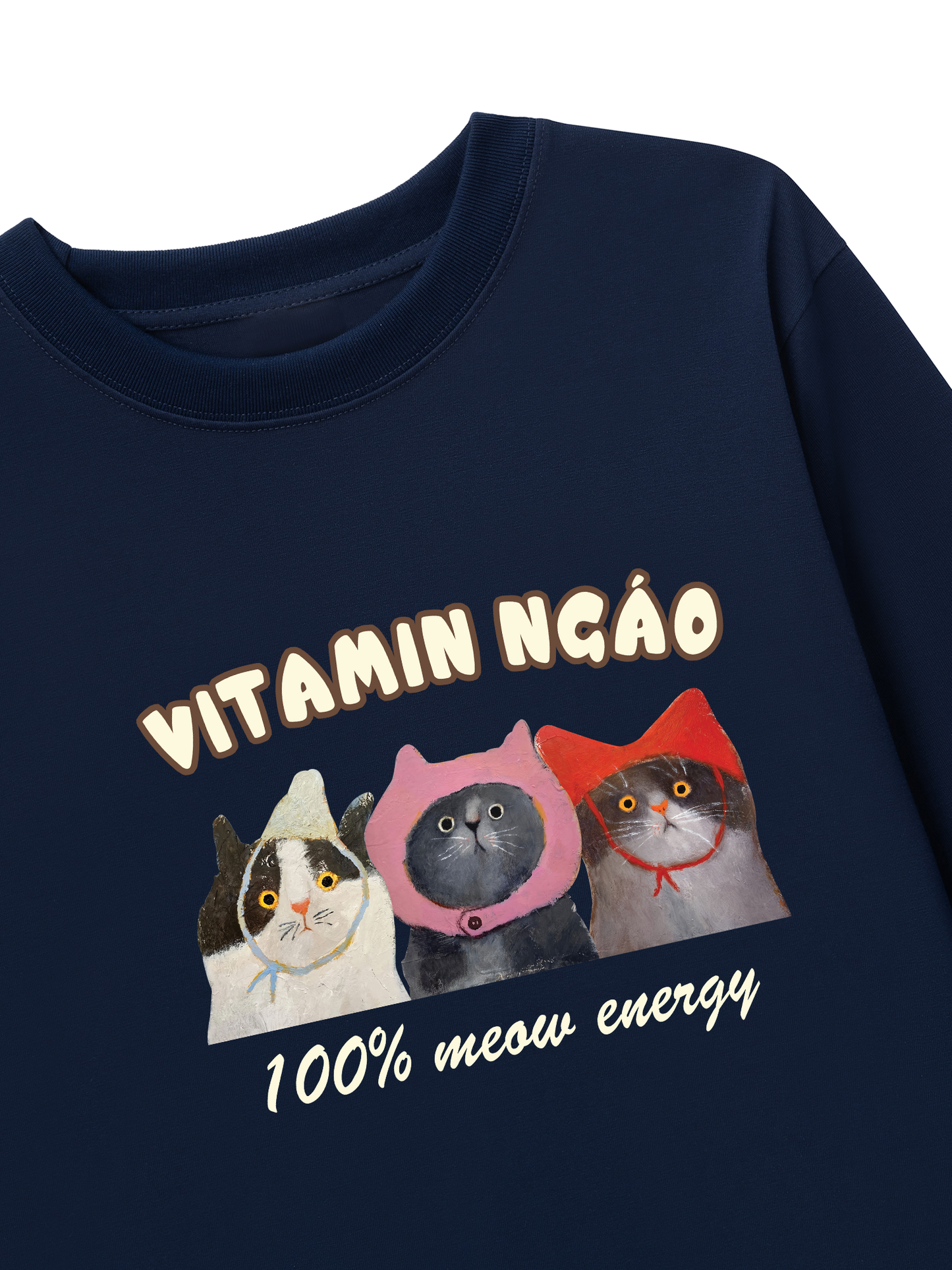 Áo Thun Dài Tay Vitamin Ngáo