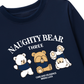Áo Thun Dài Tay Naughty Bear Three
