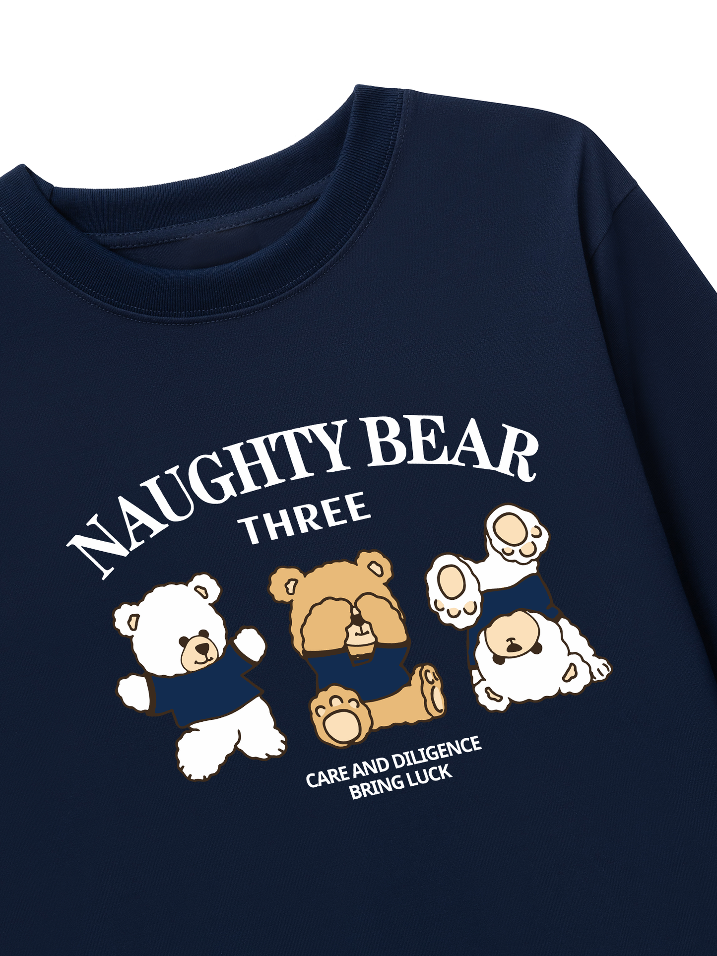 Áo Thun Dài Tay Naughty Bear Three