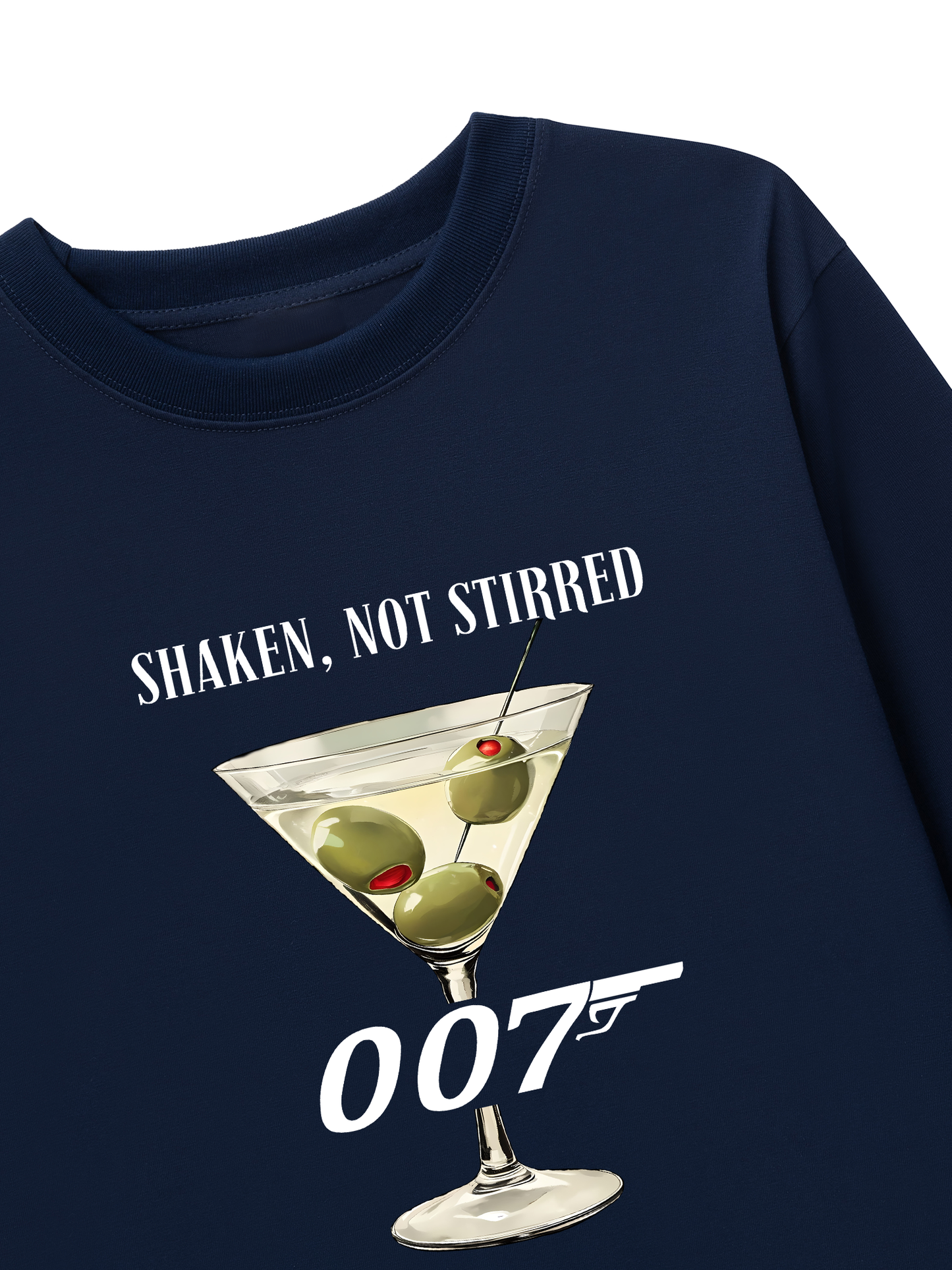Áo Thun Dài Tay Shaken, not Stirred