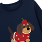 Áo Thun Dài Tay Animal Cute Puppy With Cherry