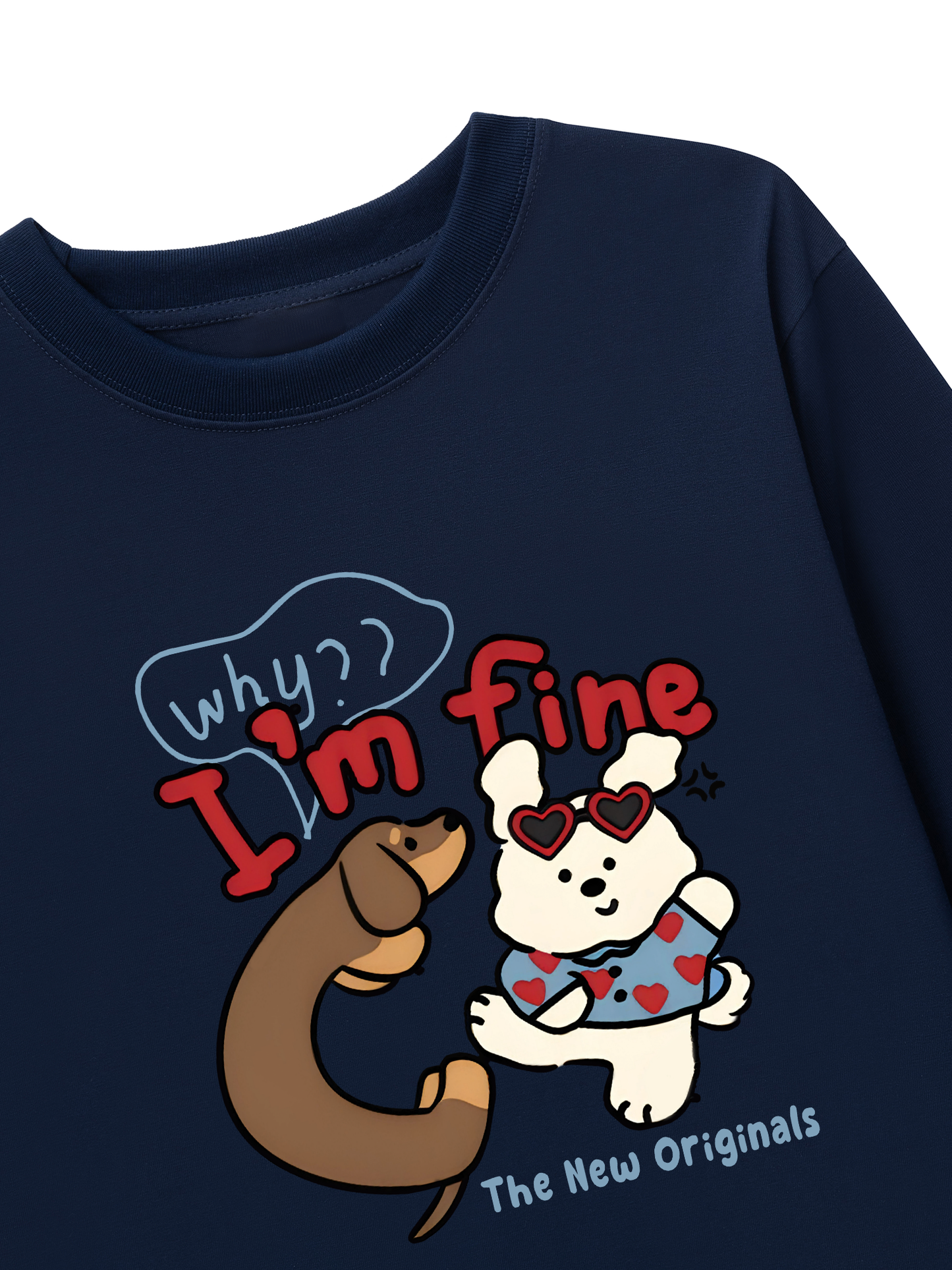 Áo Thun Dài Tay Why I_m Fine