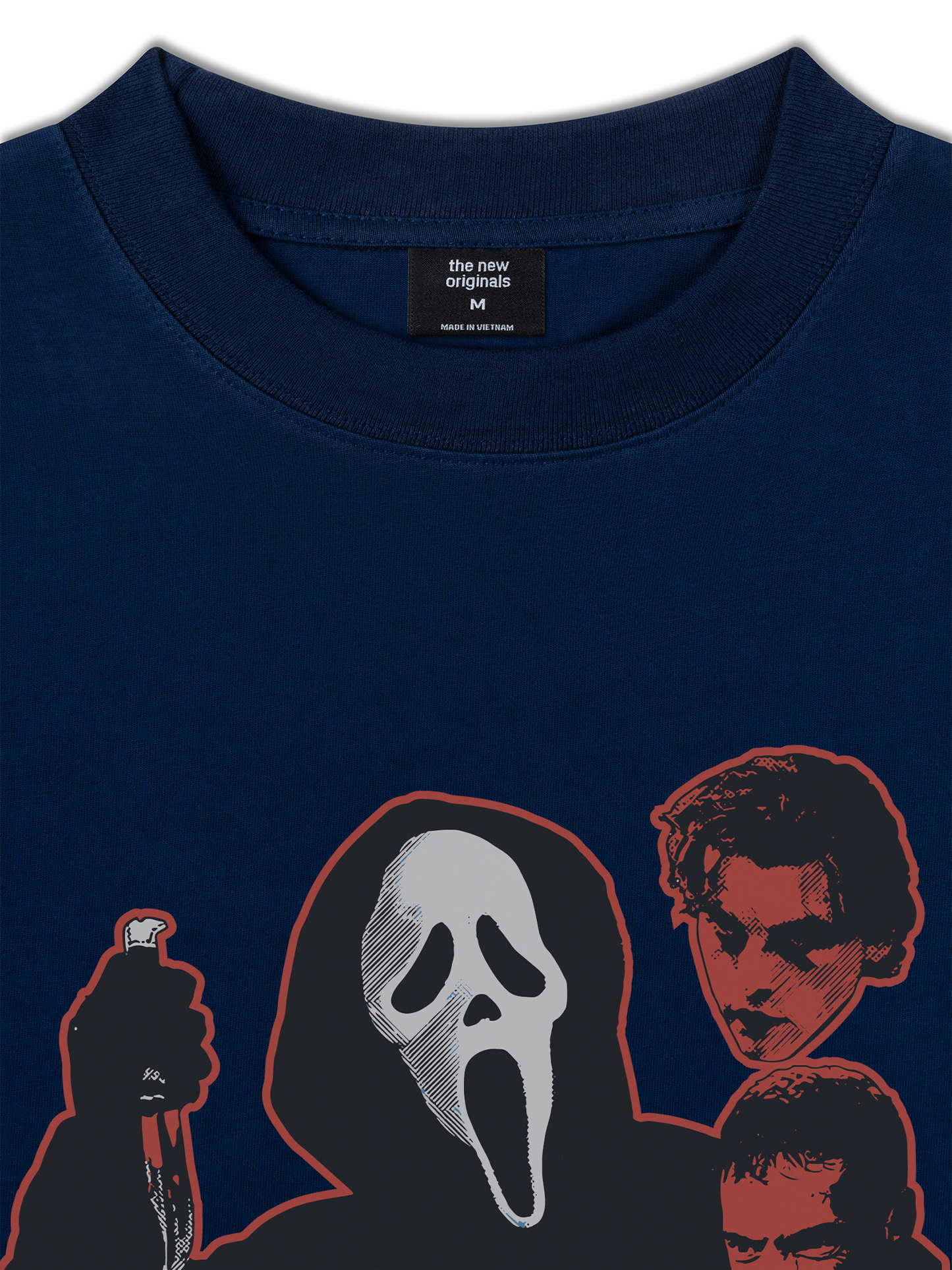 Áo Thun Relaxed Fit Movie The Scream Mask