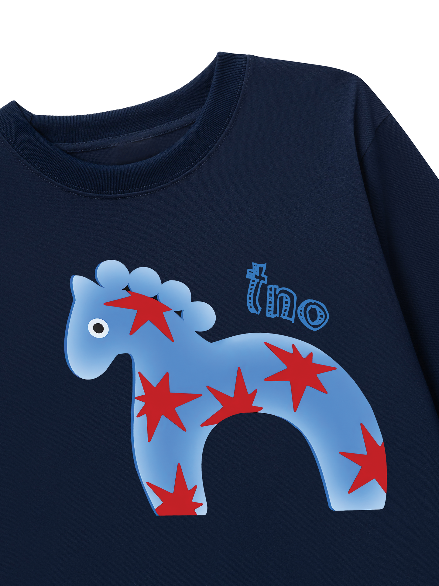 Áo Thun Dài Tay 26 - Blue Horse