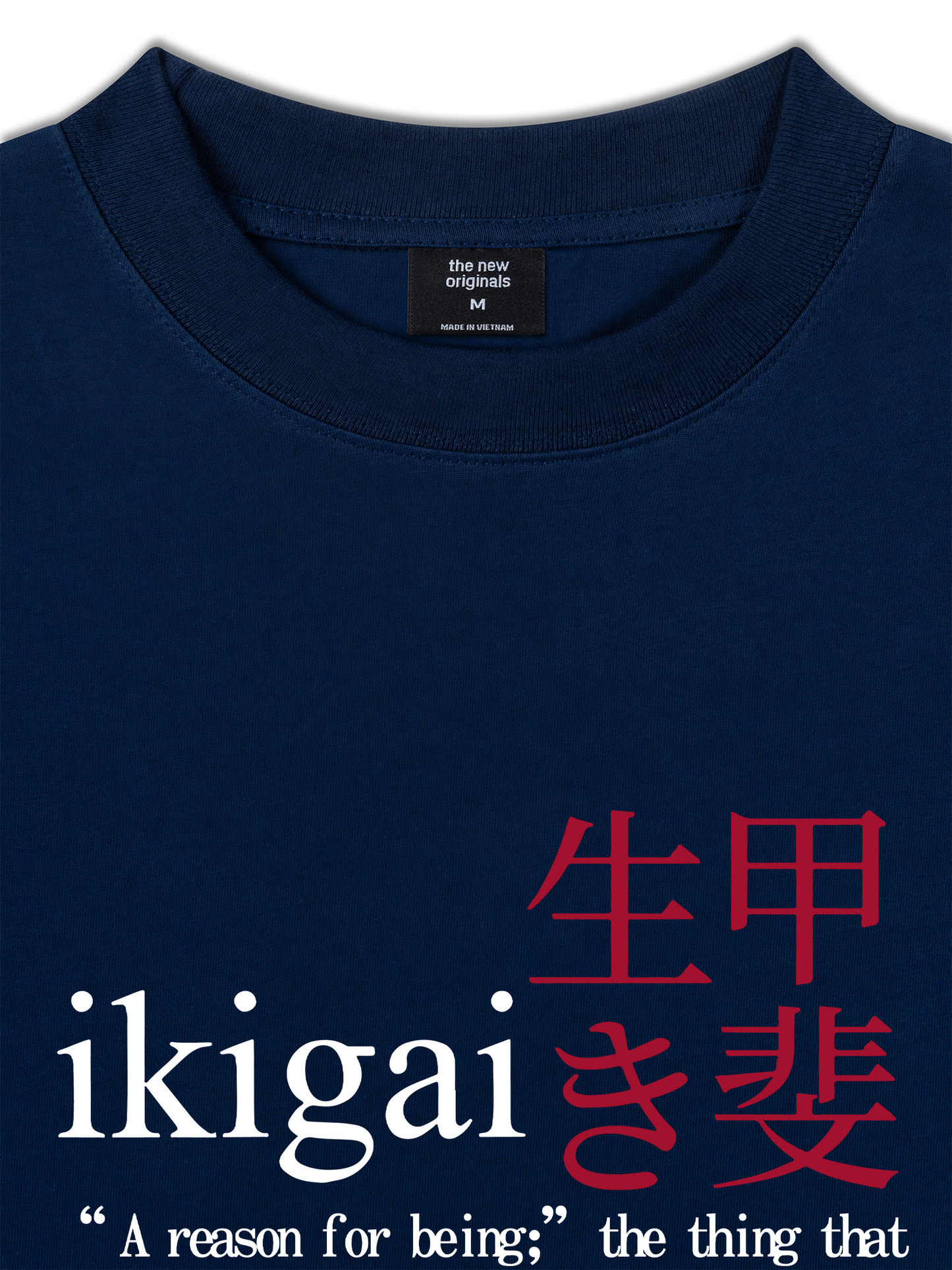 Áo Thun Relaxed Fit Ikigai A Reason For Being