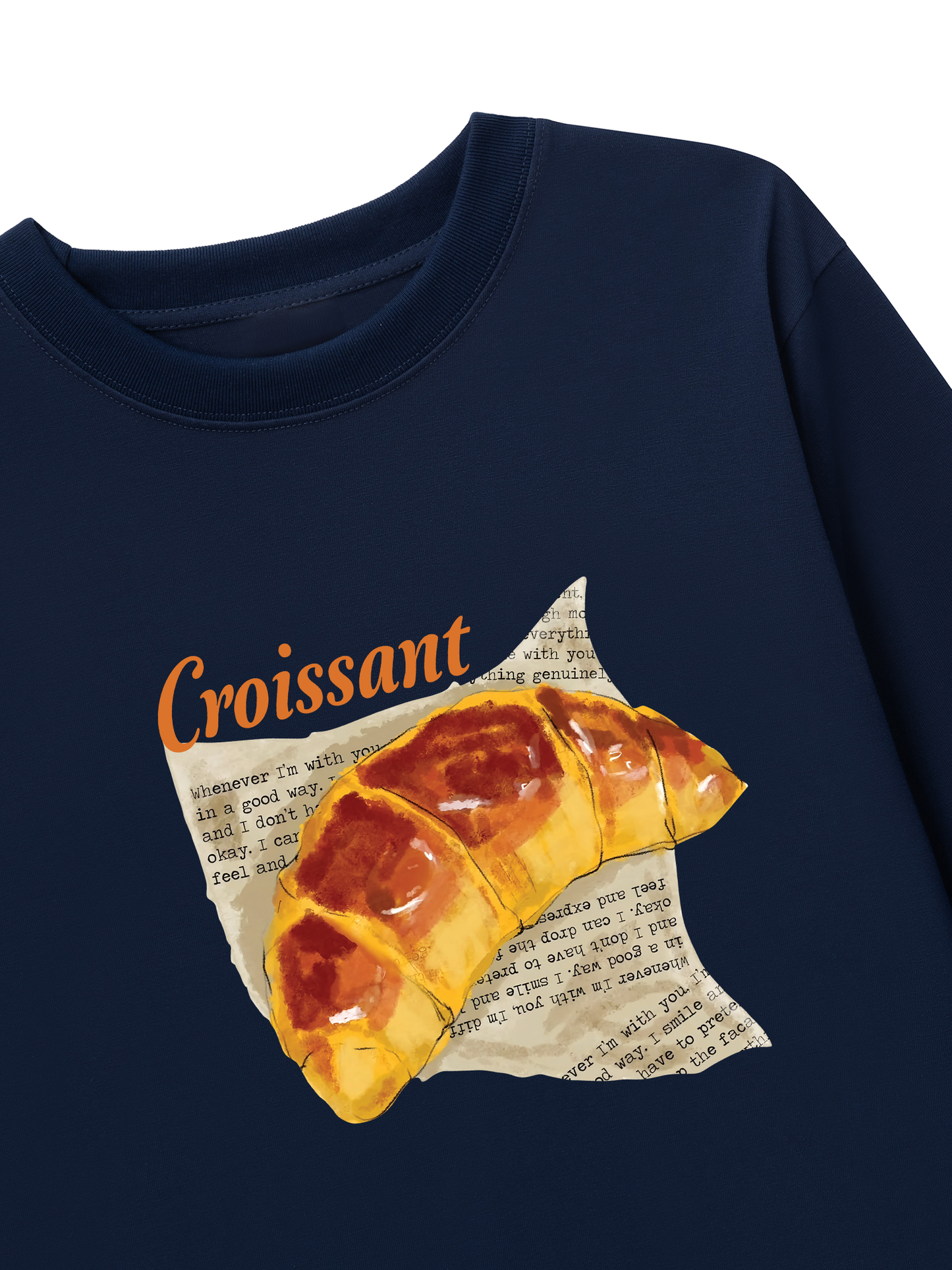 Áo Thun Dài Tay Croissant