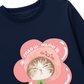 Áo Thun Dài Tay Flower Cat