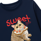 Áo Thun Dài Tay Strawberry Bread Cat