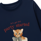 Áo Thun Dài Tay Xmas Cat Party Started