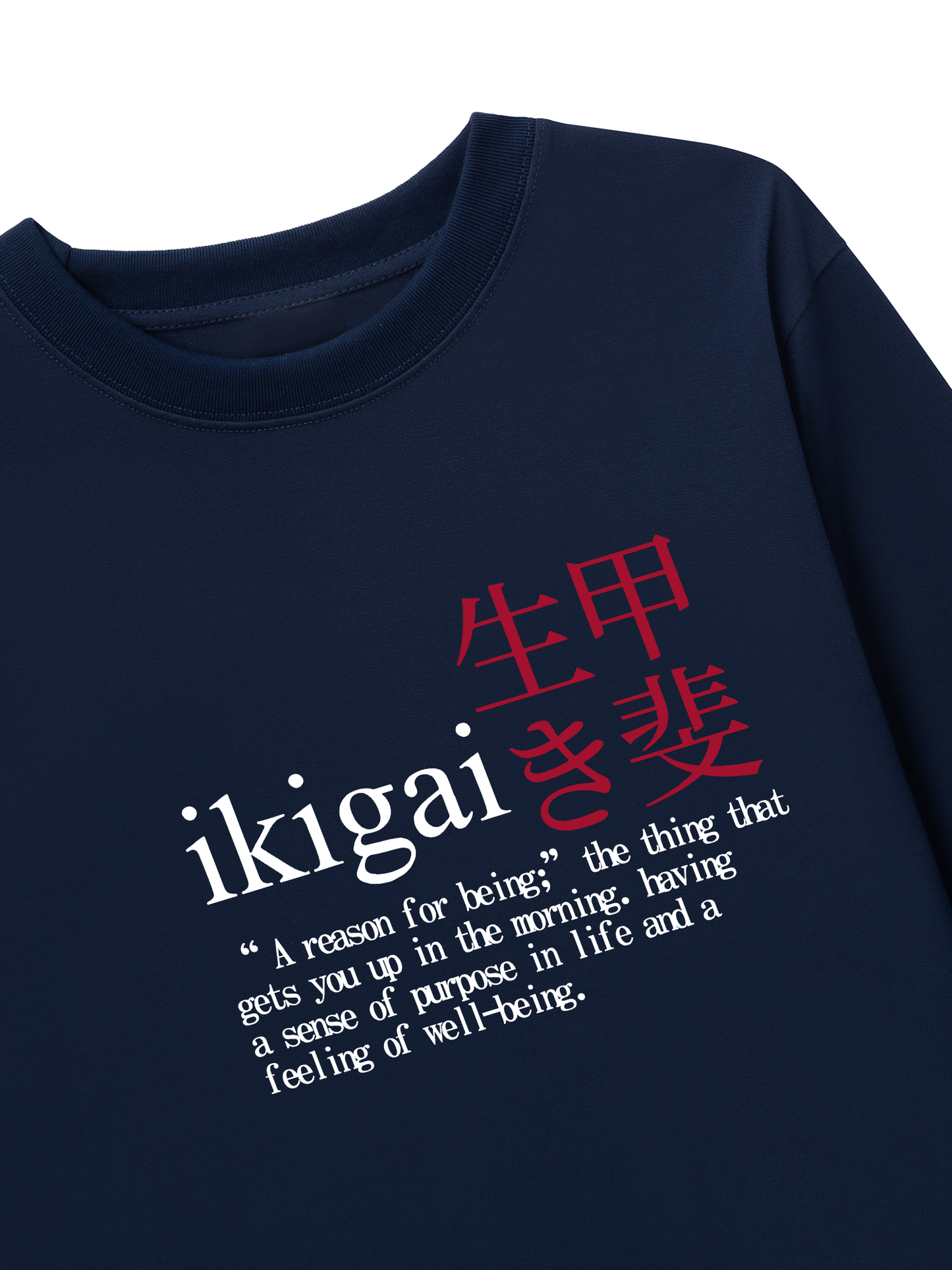 Áo Thun Dài Tay Ikigai A Reason For Being