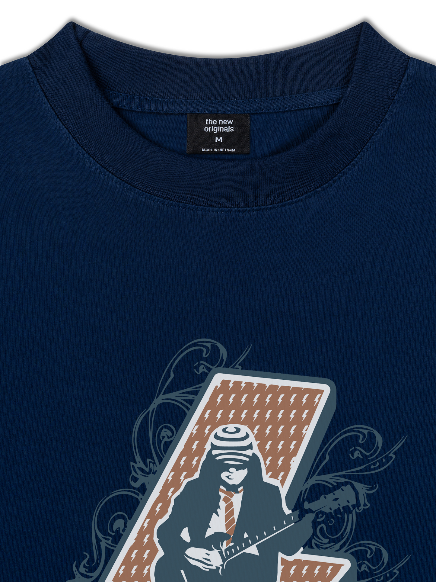 Áo Thun Relaxed Fit AC DC Retro Old Day