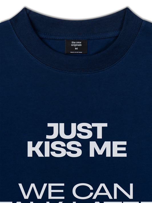 Áo Thun Relaxed Fit Life Vibe Just Kiss Me
