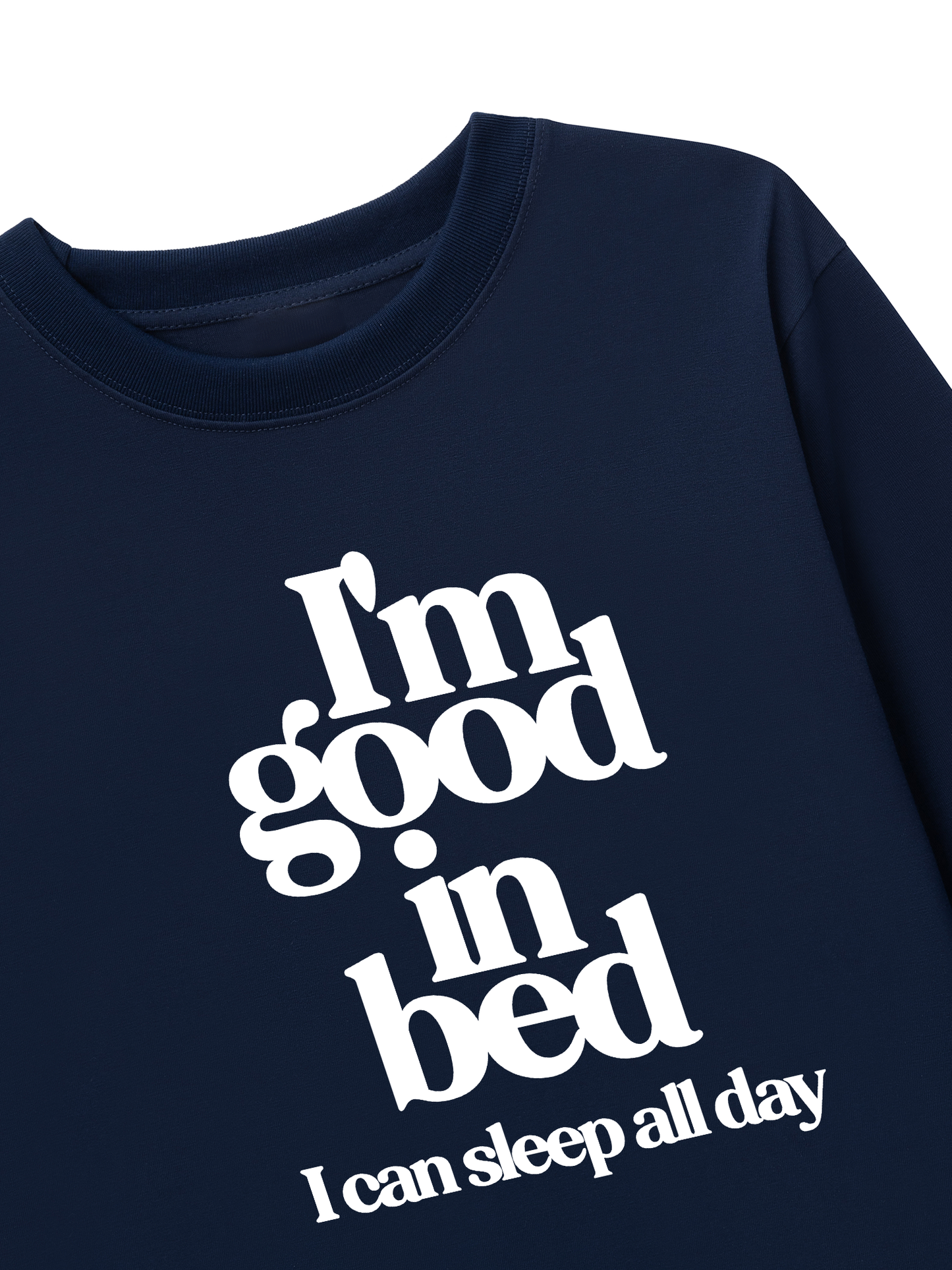 Áo Thun Dài Tay Life Vibe Good In Bed