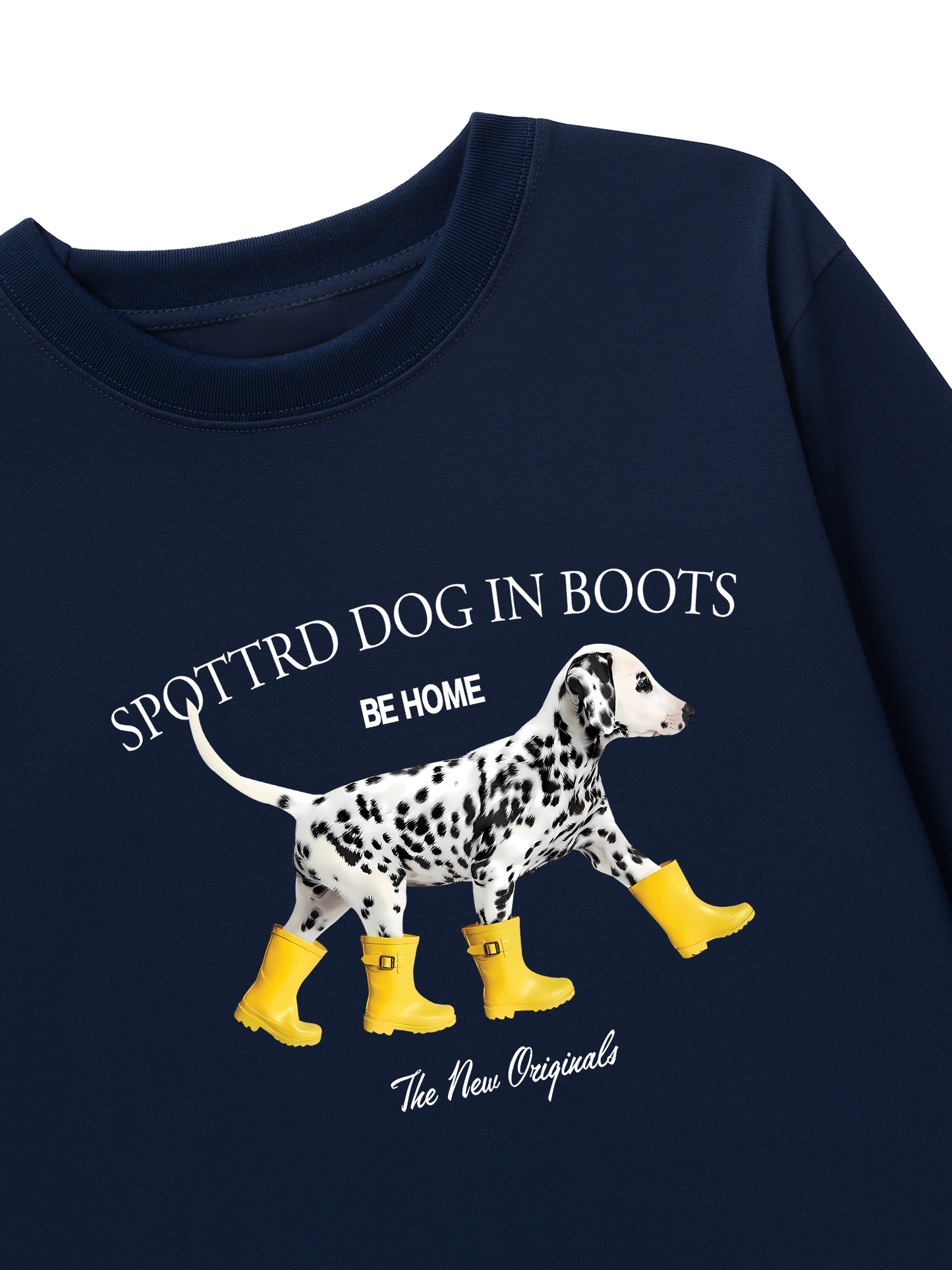 Áo Thun Dài Tay Animal Cute Puppy Yellow Boots